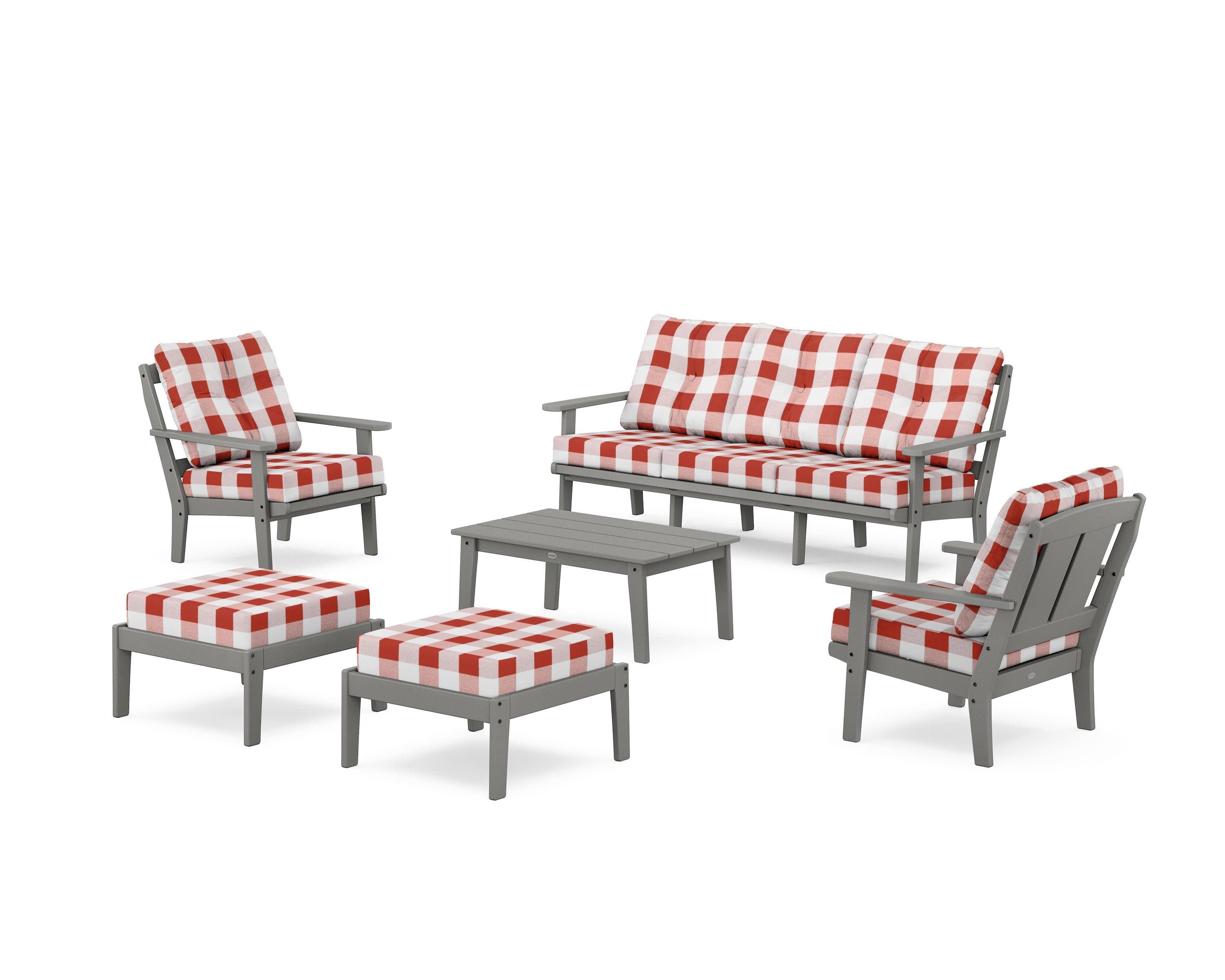 Mission 6-Piece Lounge Sofa Set - Image 194