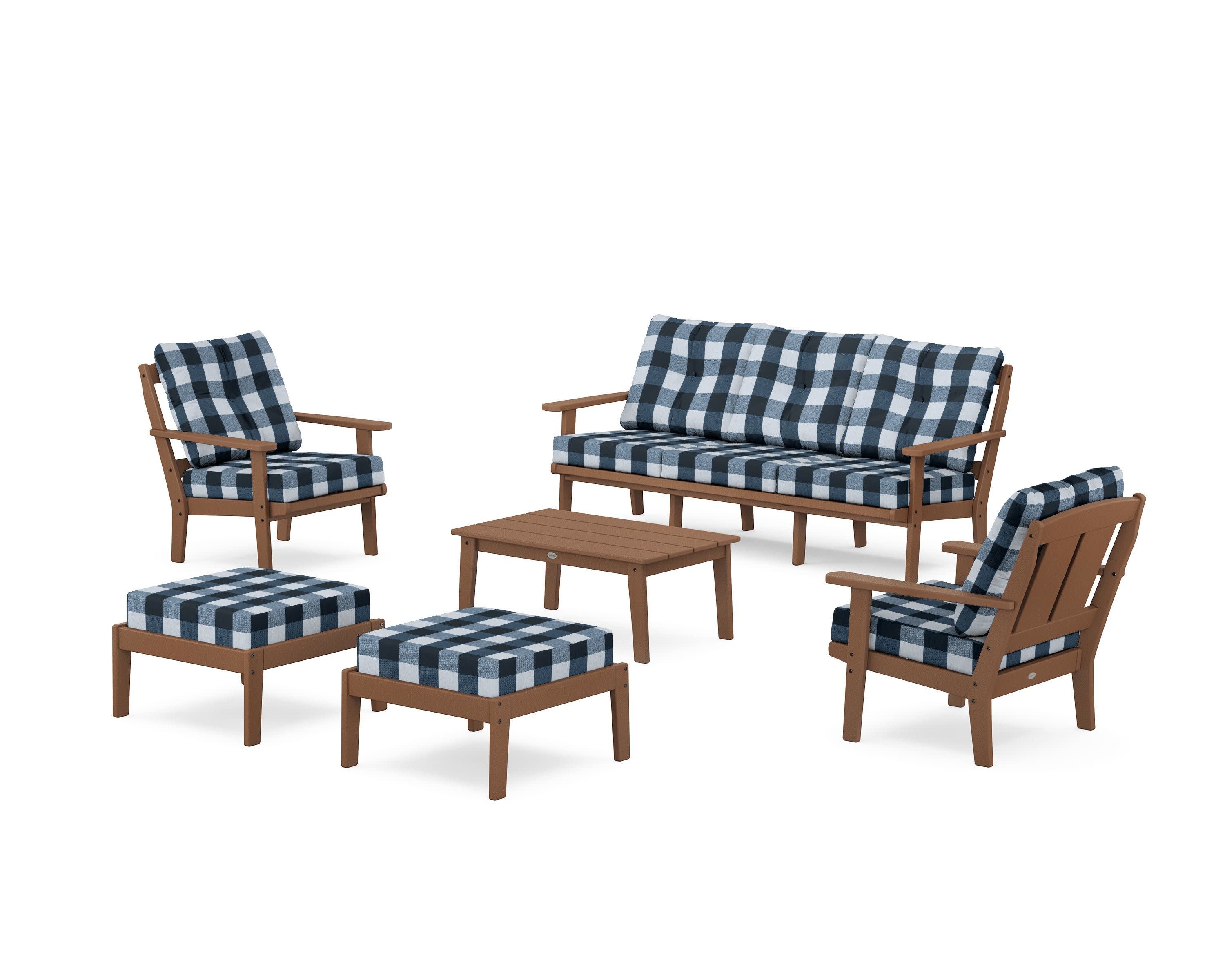 Mission 6-Piece Lounge Sofa Set - Image 196