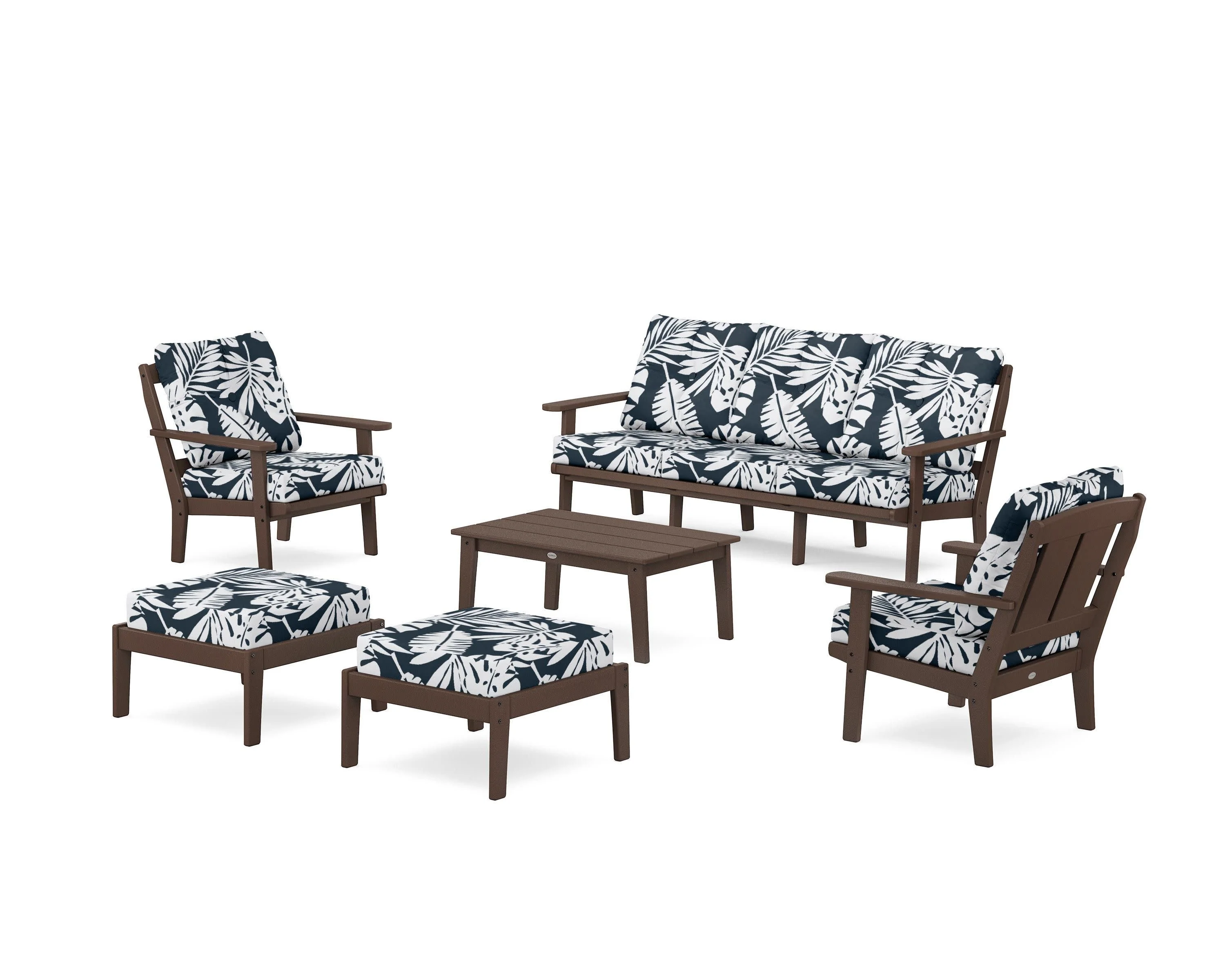 Mission 6-Piece Lounge Sofa Set - Image 203