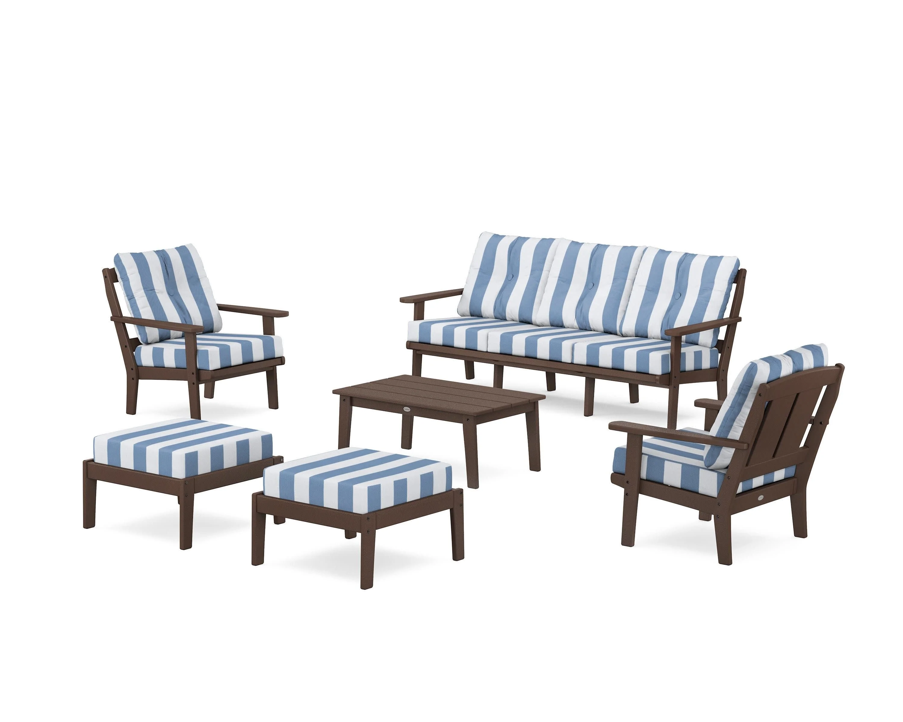 Mission 6-Piece Lounge Sofa Set - Image 204