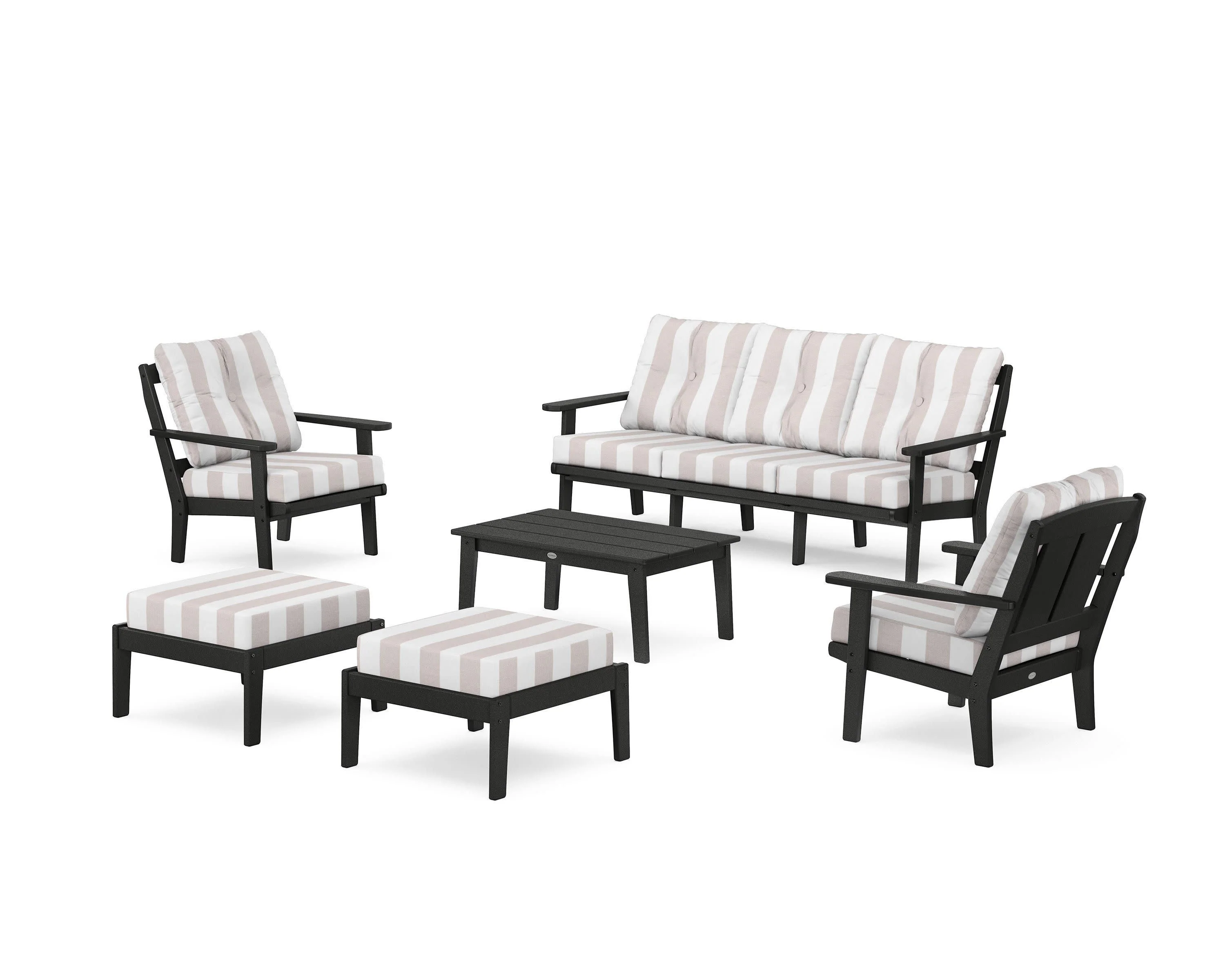 Mission 6-Piece Lounge Sofa Set - Image 209