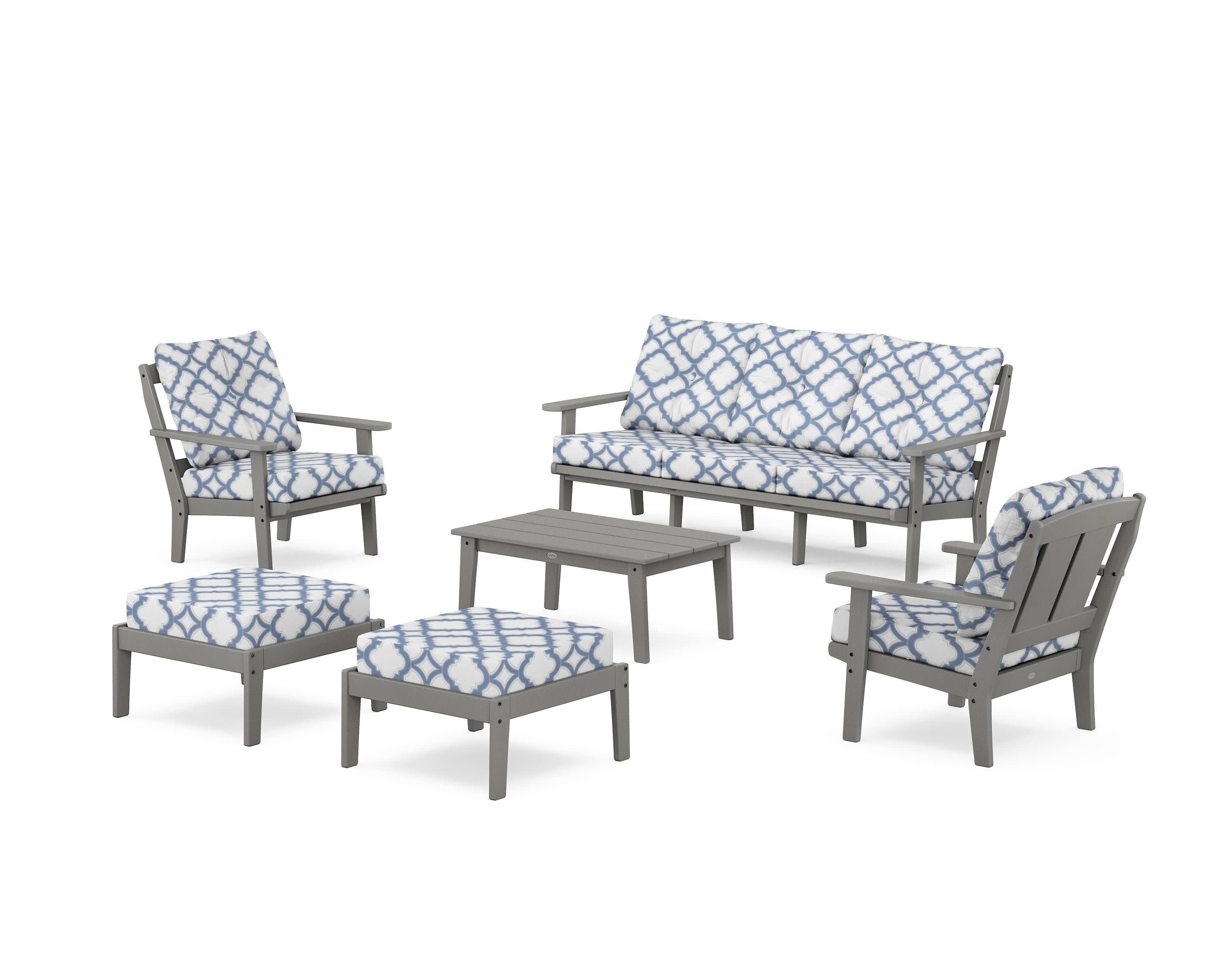 Mission 6-Piece Lounge Sofa Set - Image 21