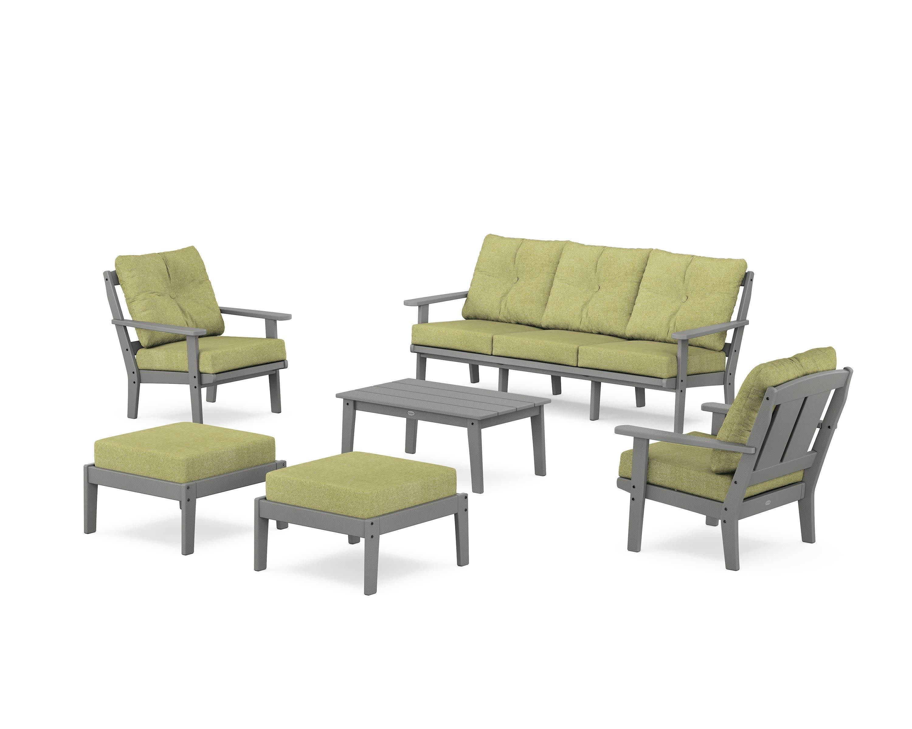 Mission 6-Piece Lounge Sofa Set - Image 24