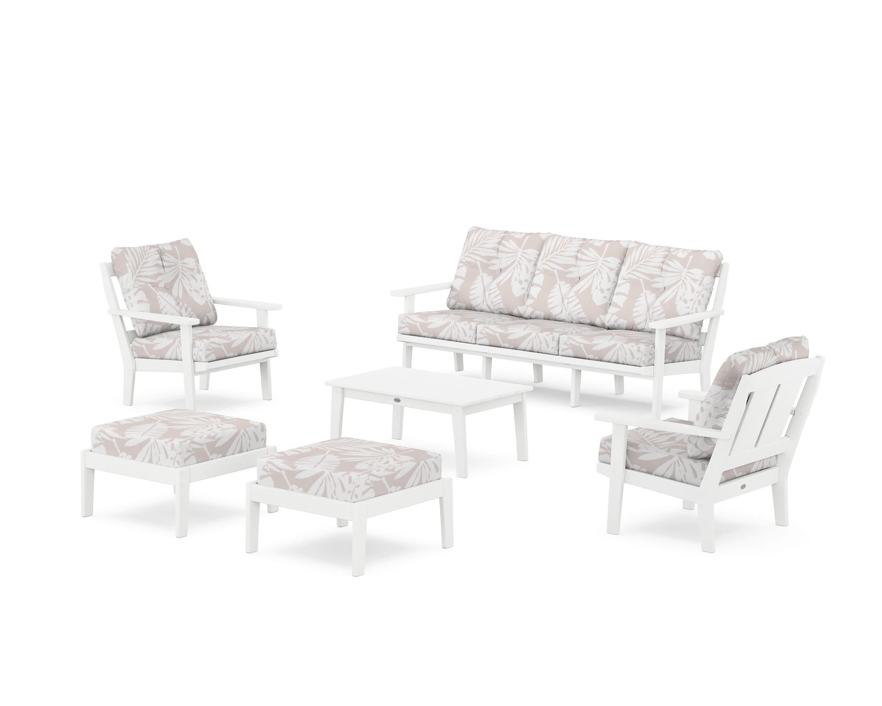 Mission 6-Piece Lounge Sofa Set - Image 30