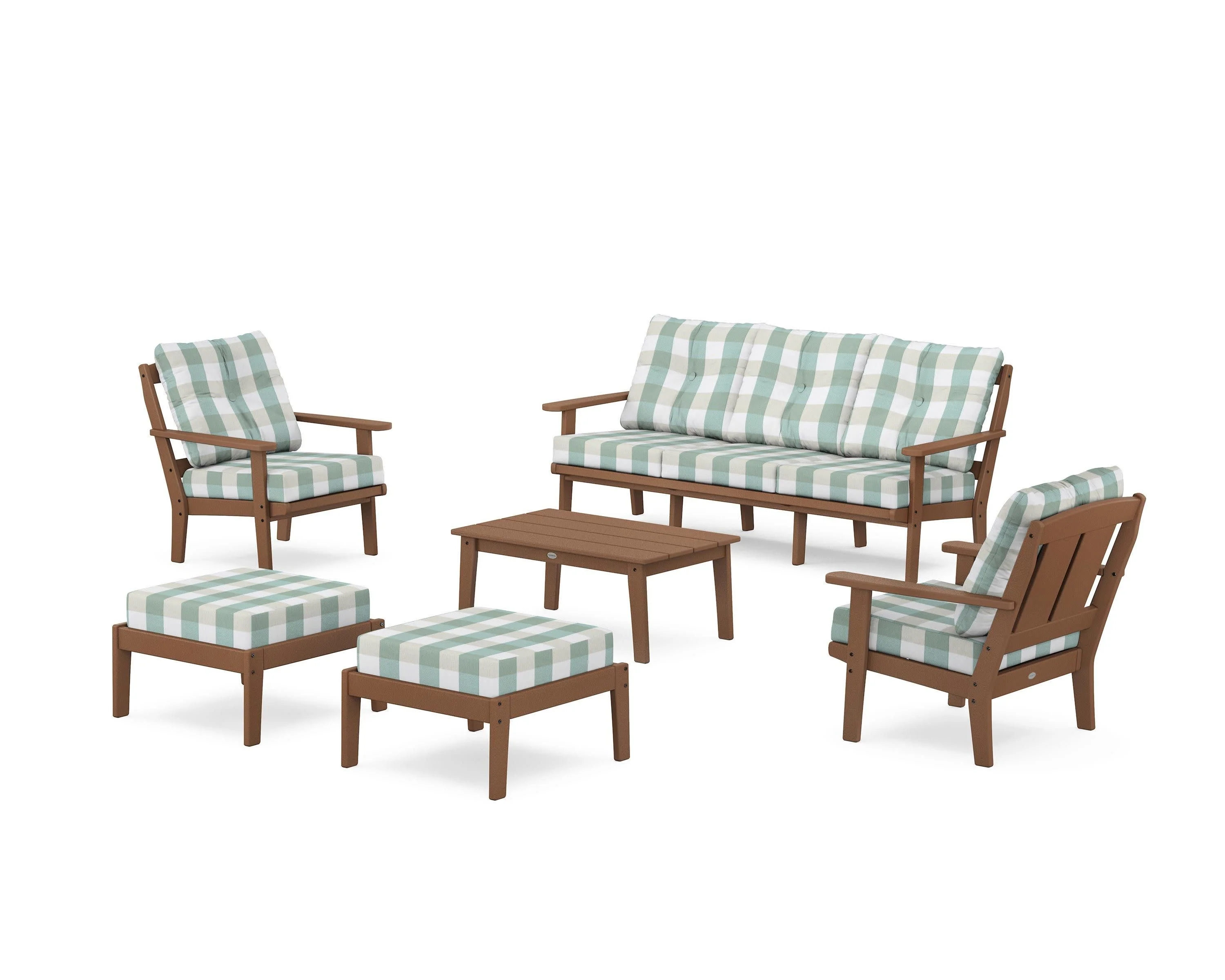 Mission 6-Piece Lounge Sofa Set - Image 34