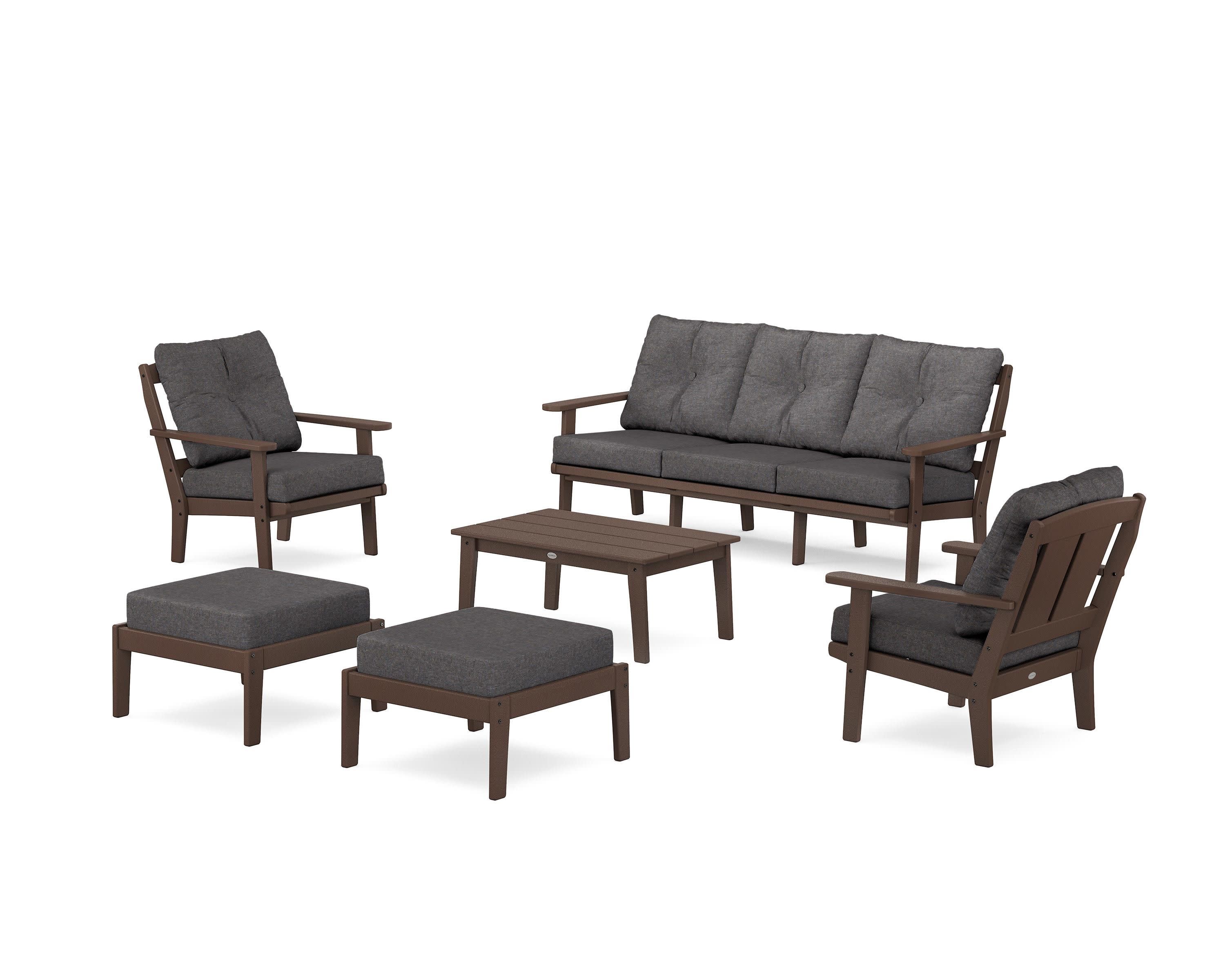 Mission 6-Piece Lounge Sofa Set - Image 39