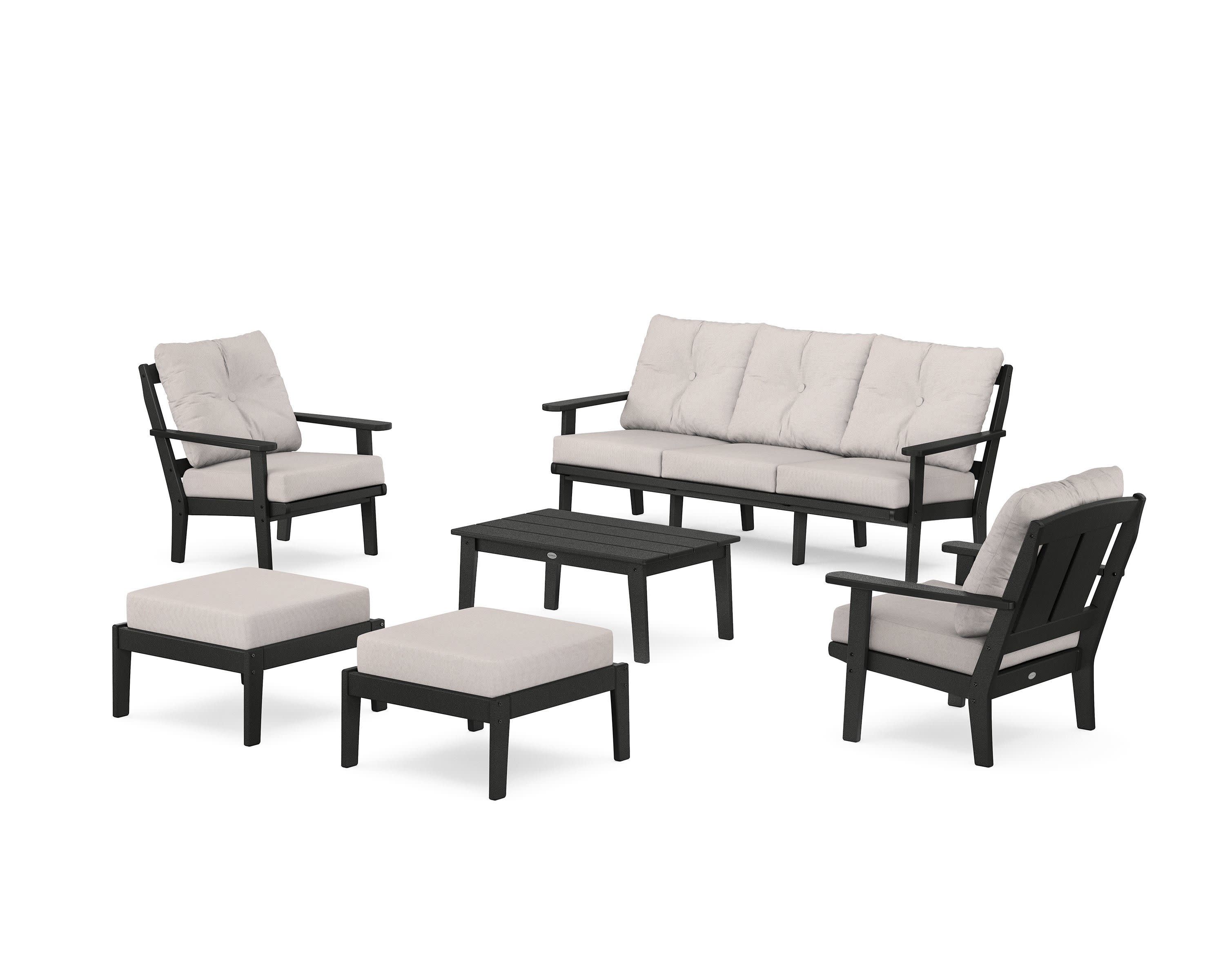 Mission 6-Piece Lounge Sofa Set - Image 41