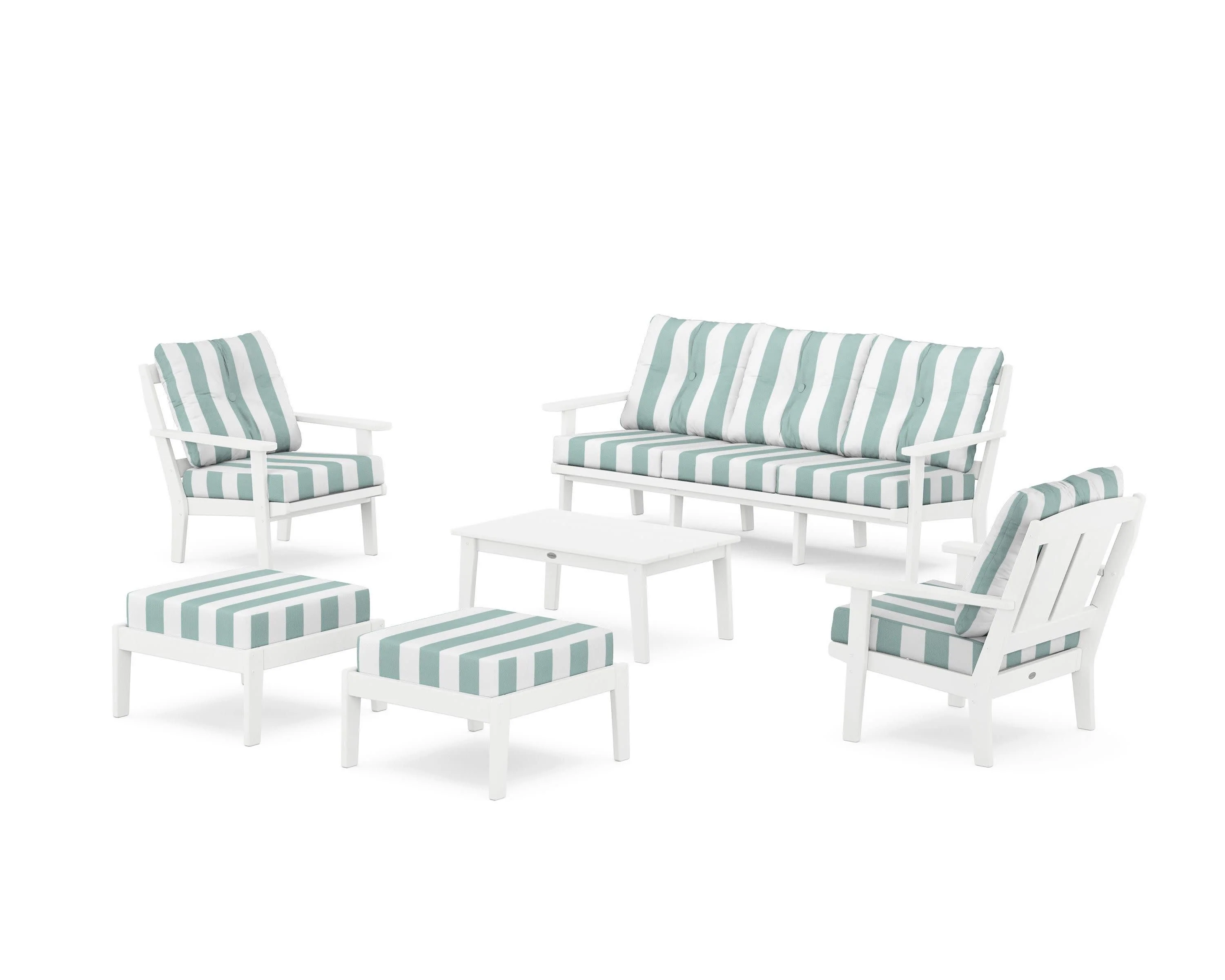 Mission 6-Piece Lounge Sofa Set - Image 46