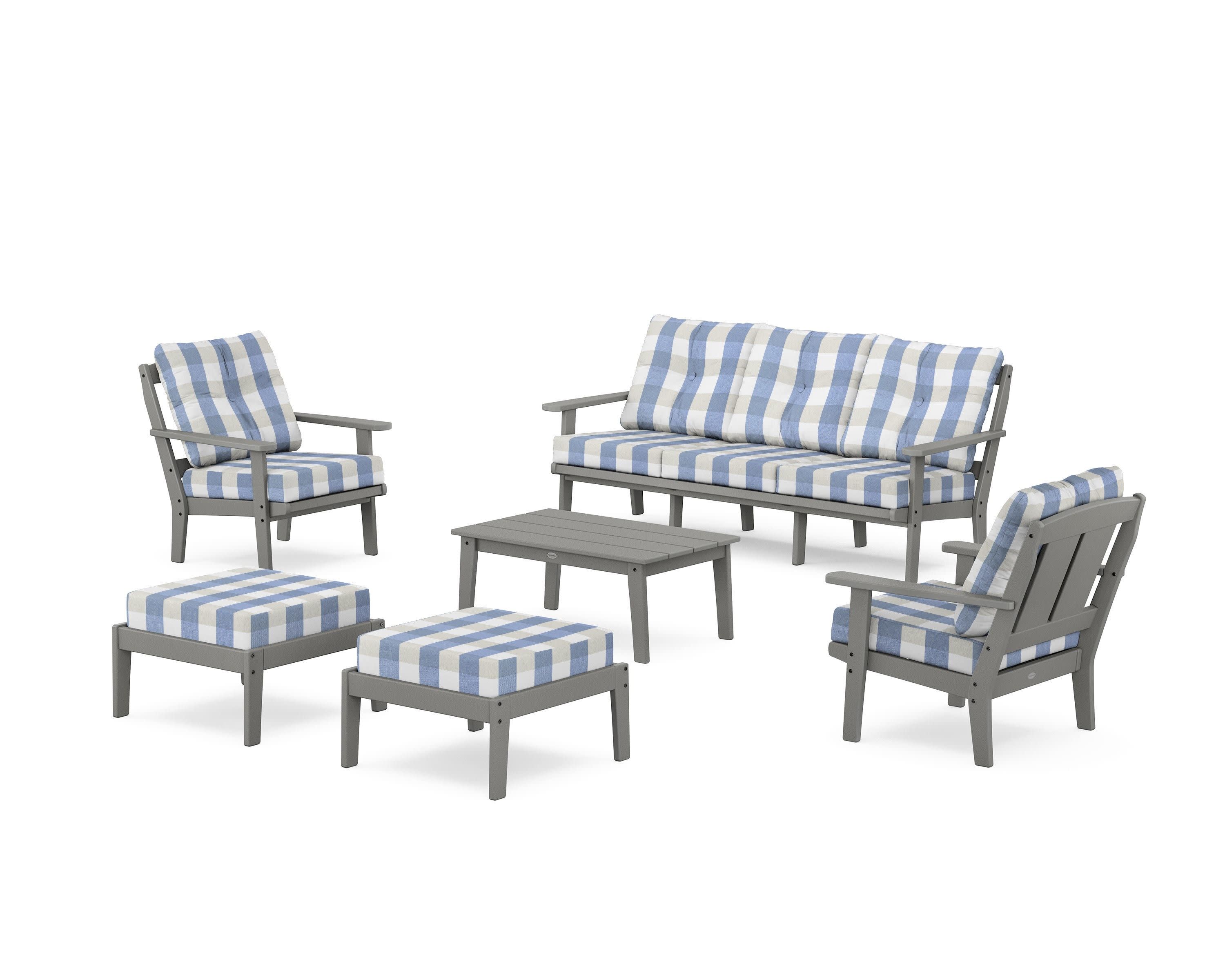 Mission 6-Piece Lounge Sofa Set - Image 55