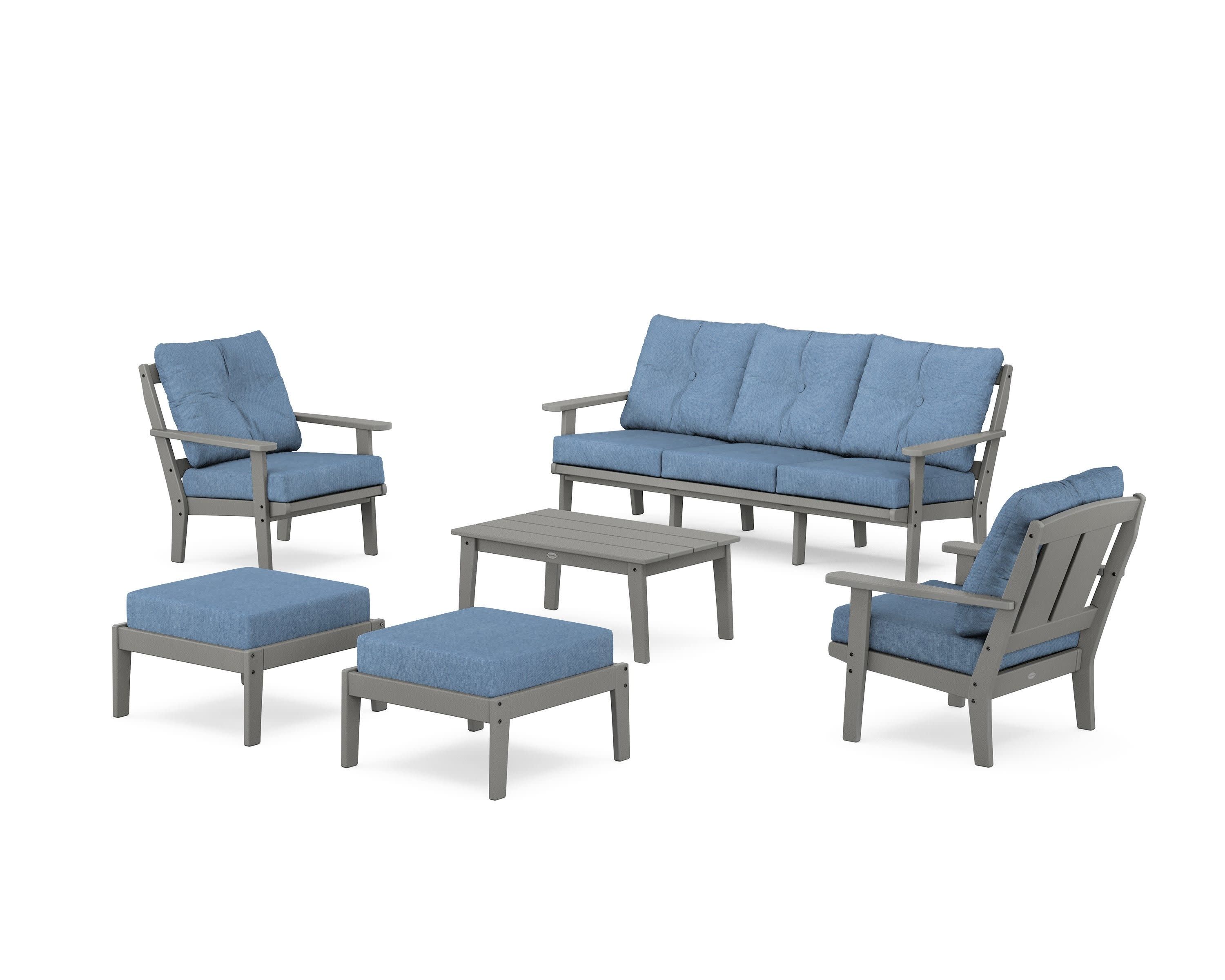 Mission 6-Piece Lounge Sofa Set - Image 57