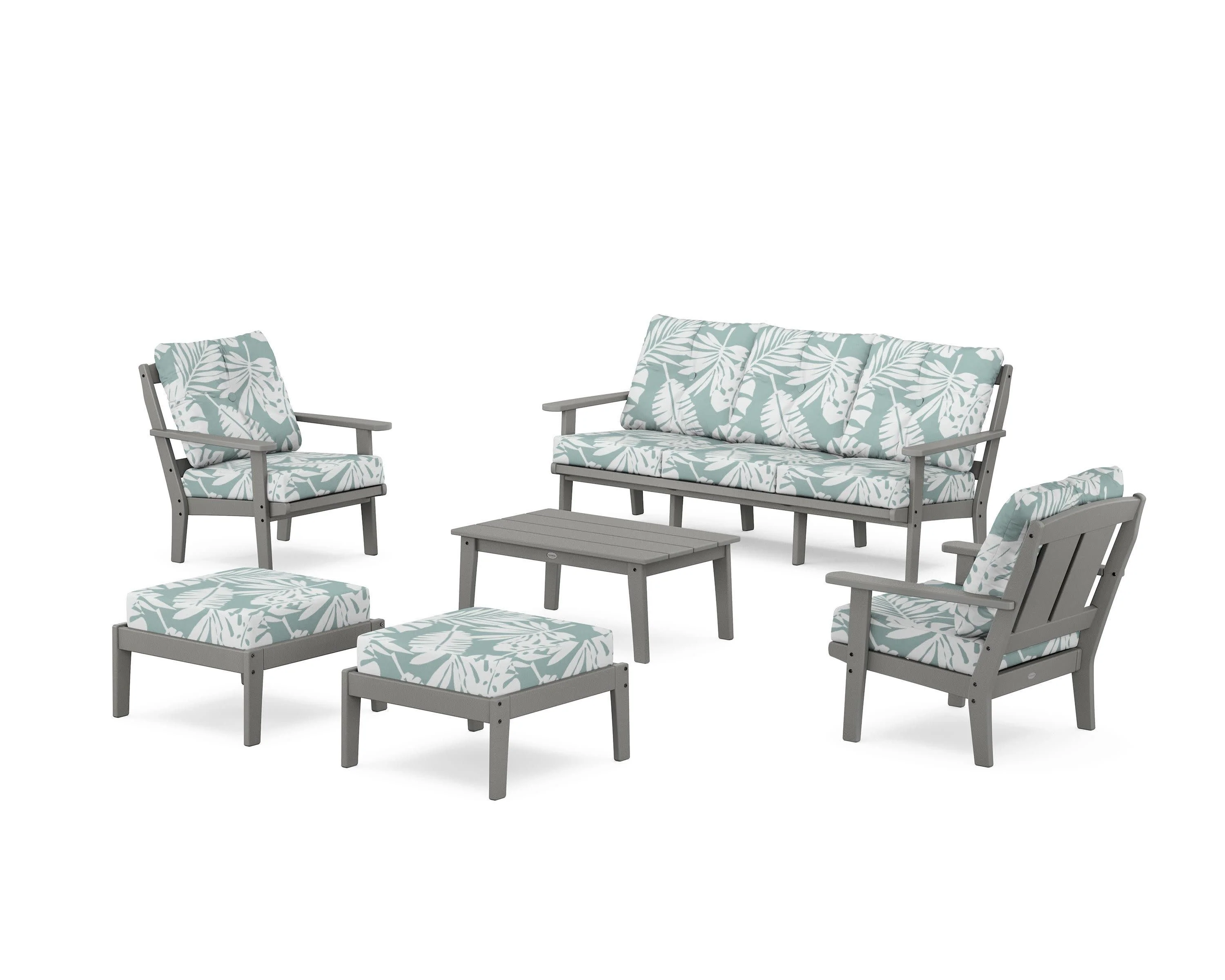 Mission 6-Piece Lounge Sofa Set - Image 59