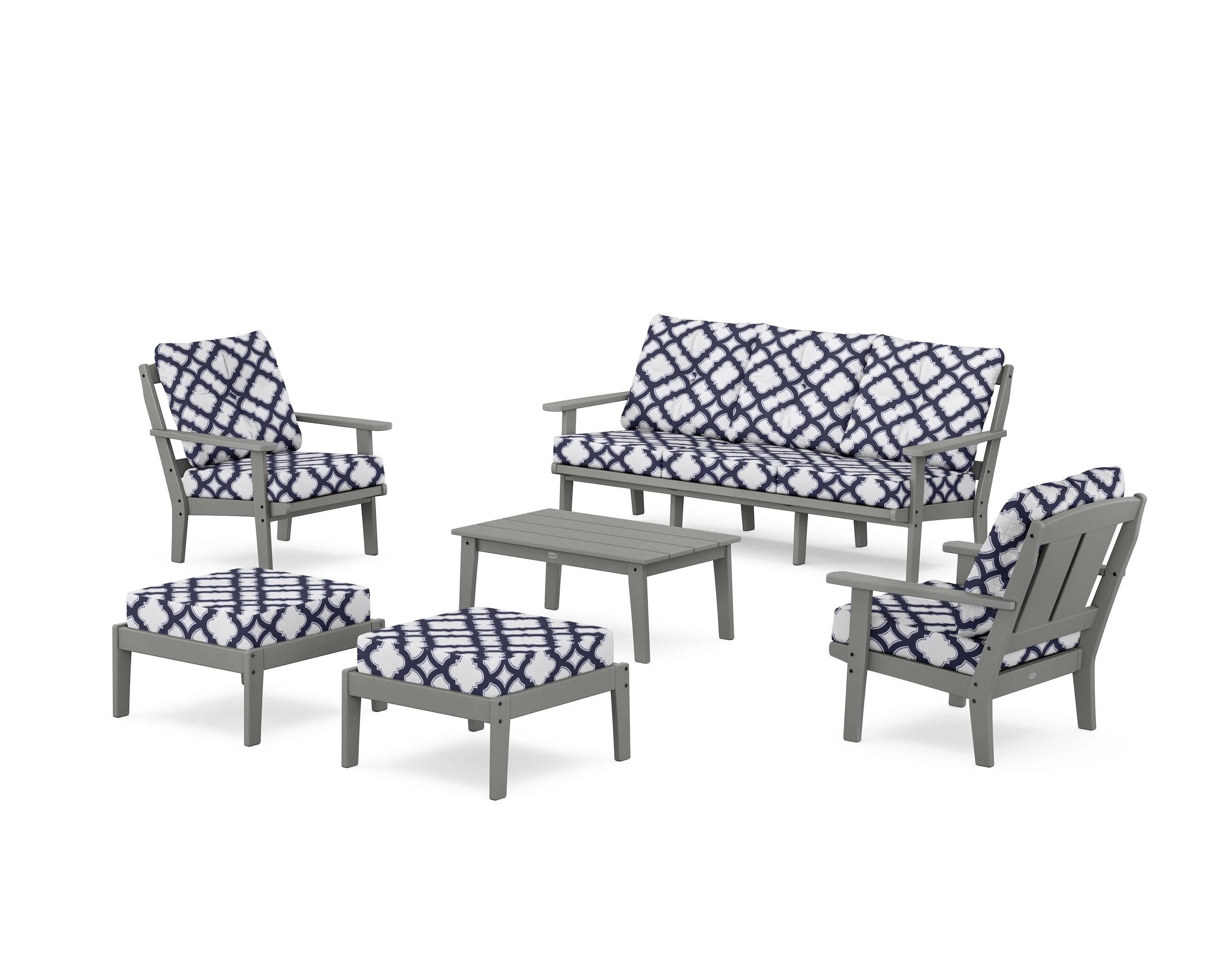 Mission 6-Piece Lounge Sofa Set - Image 61