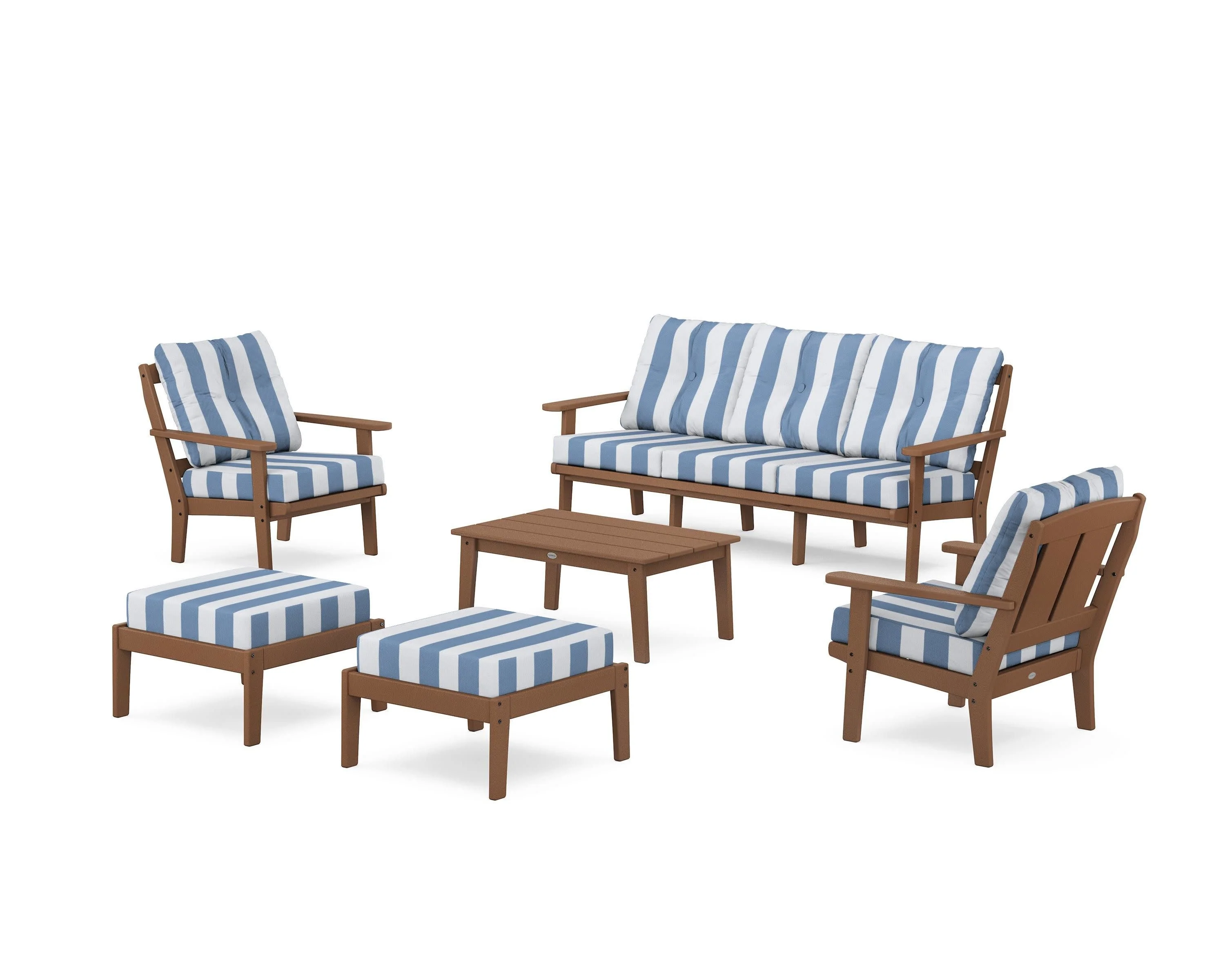Mission 6-Piece Lounge Sofa Set - Image 68