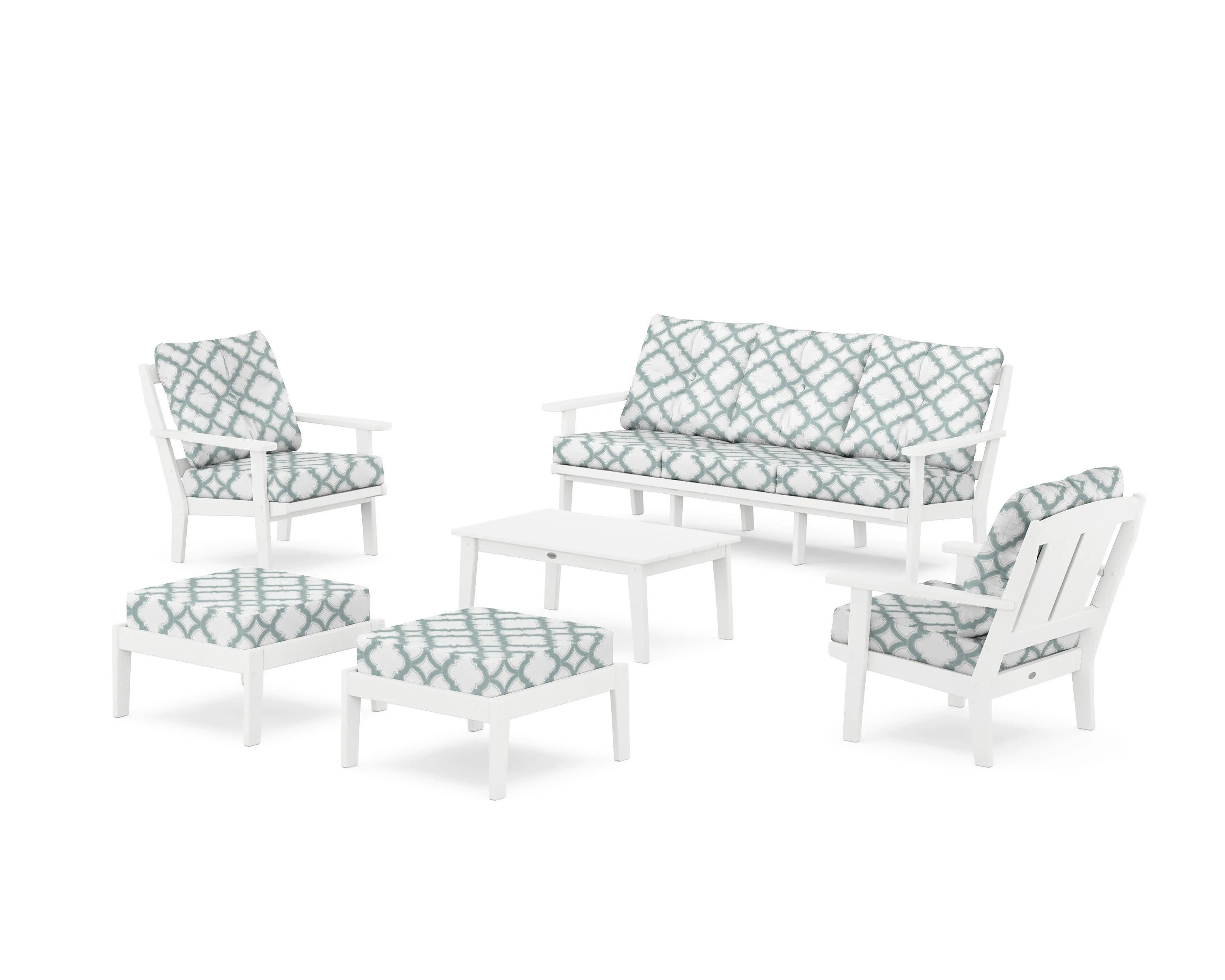 Mission 6-Piece Lounge Sofa Set - Image 80