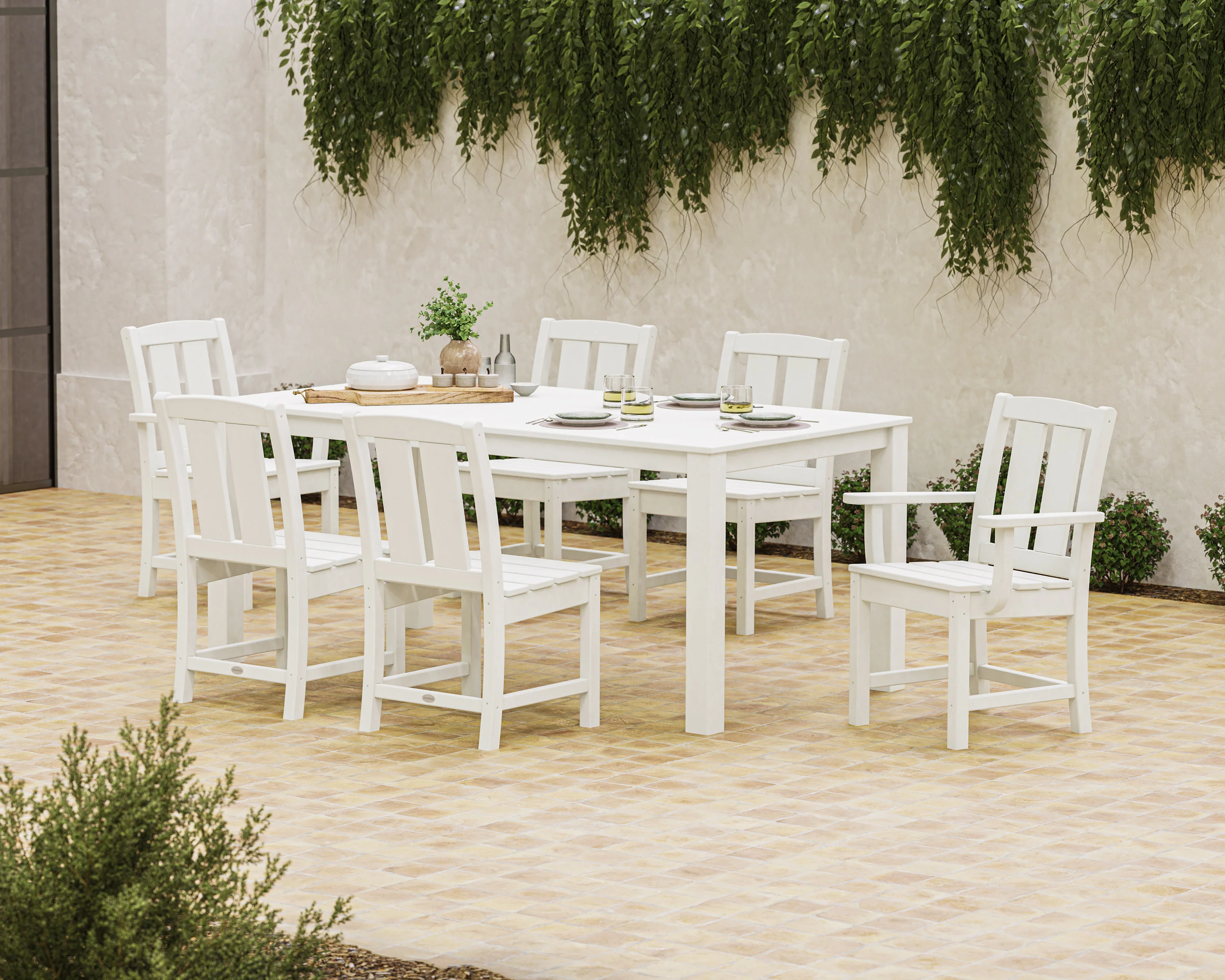 Mission 7-Piece Parsons Dining Set - Image 3