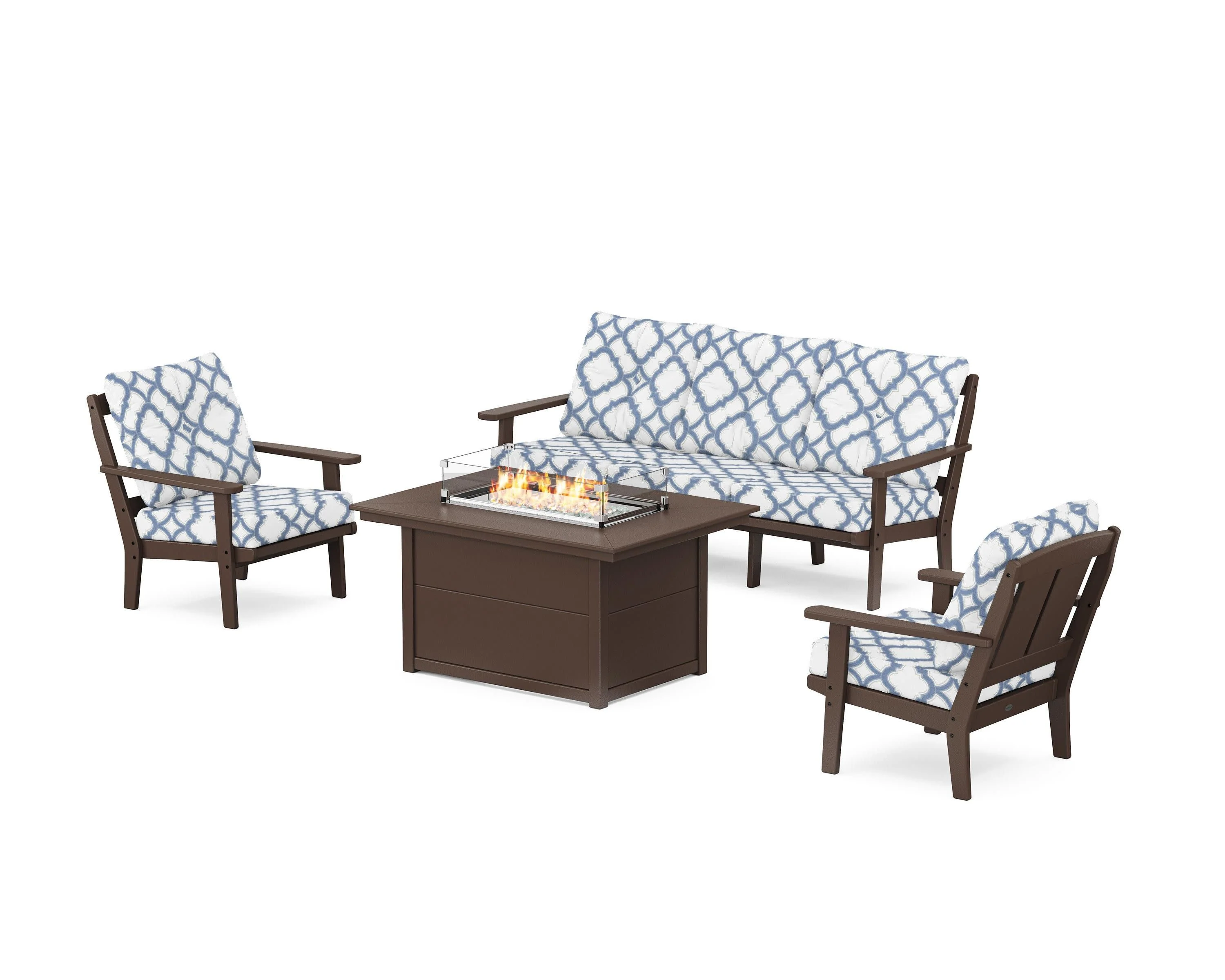 Mission Deep Seating Fire Pit Table Set - Image 114