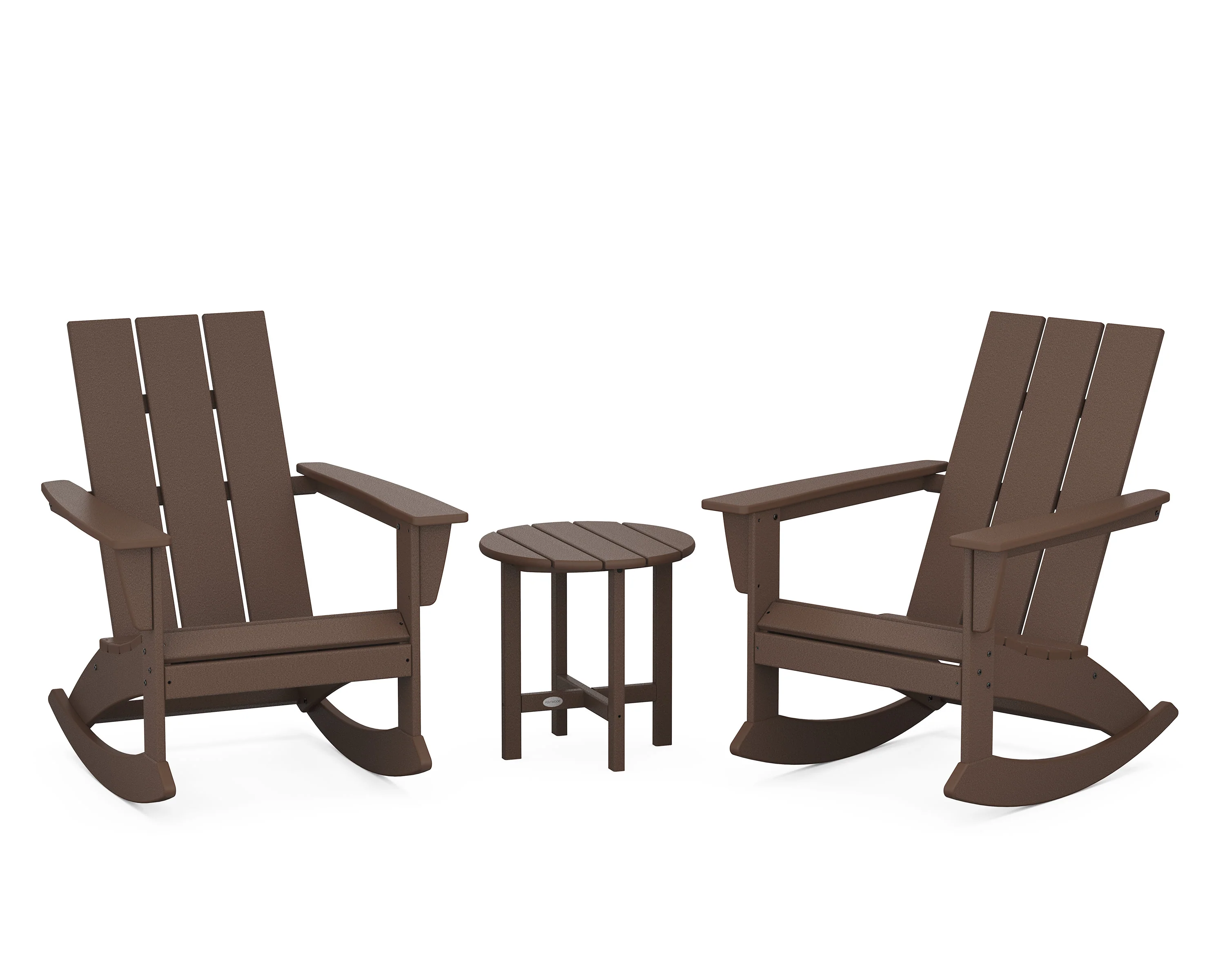 Modern 3-Piece Adirondack Rocking Chair Set - Image 14