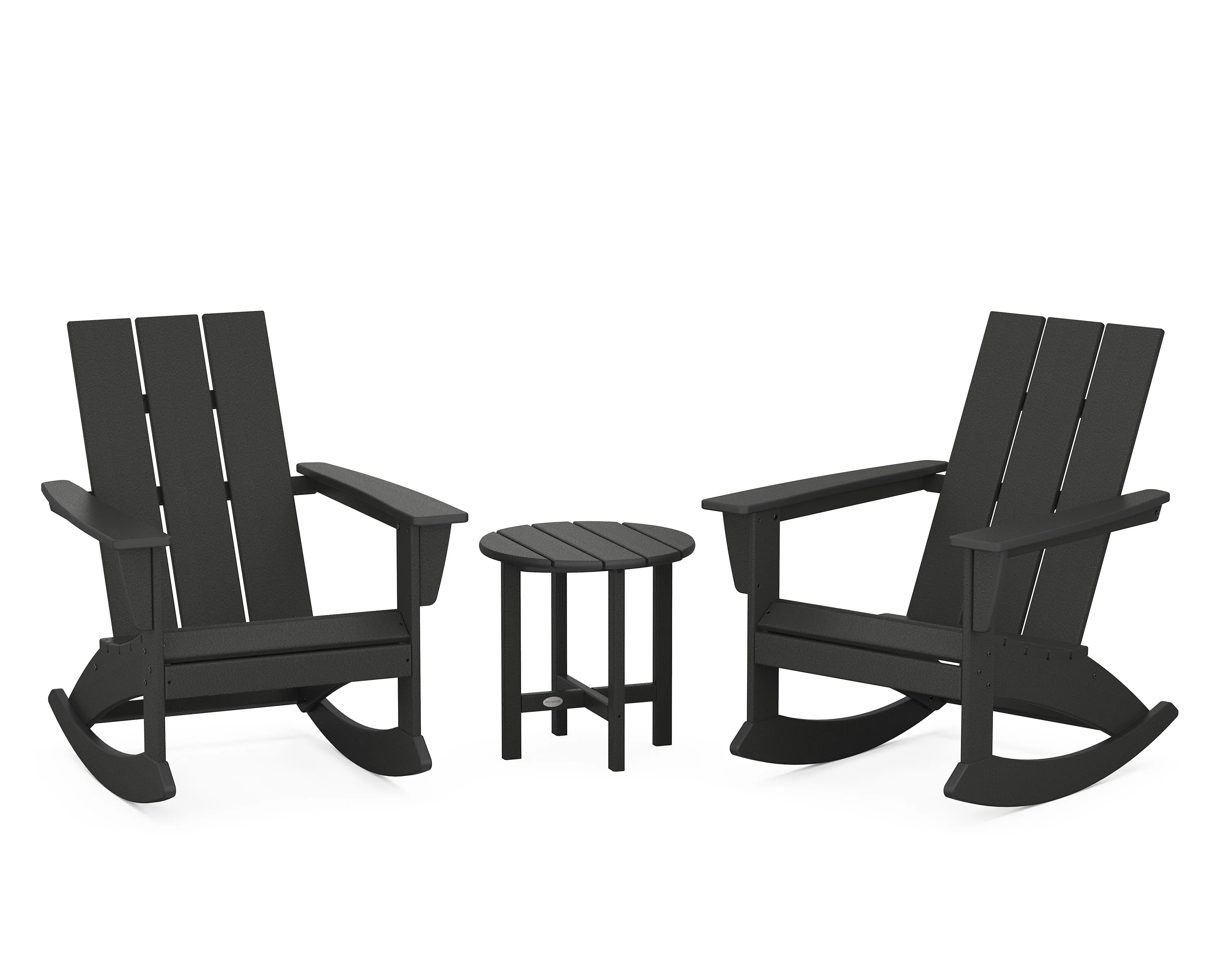 Modern 3-Piece Adirondack Rocking Chair Set - Image 17