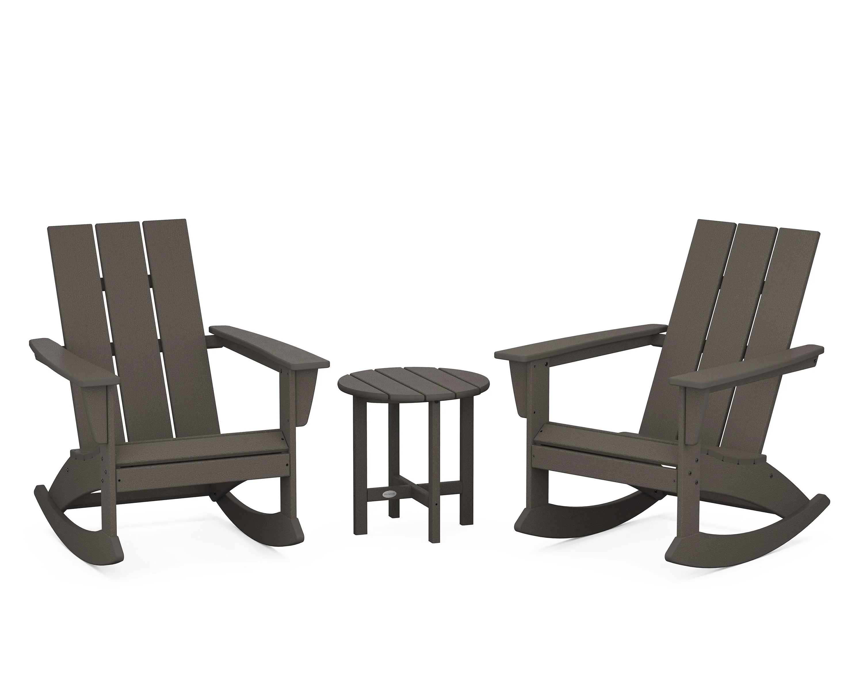 Modern 3-Piece Adirondack Rocking Chair Set - Image 18