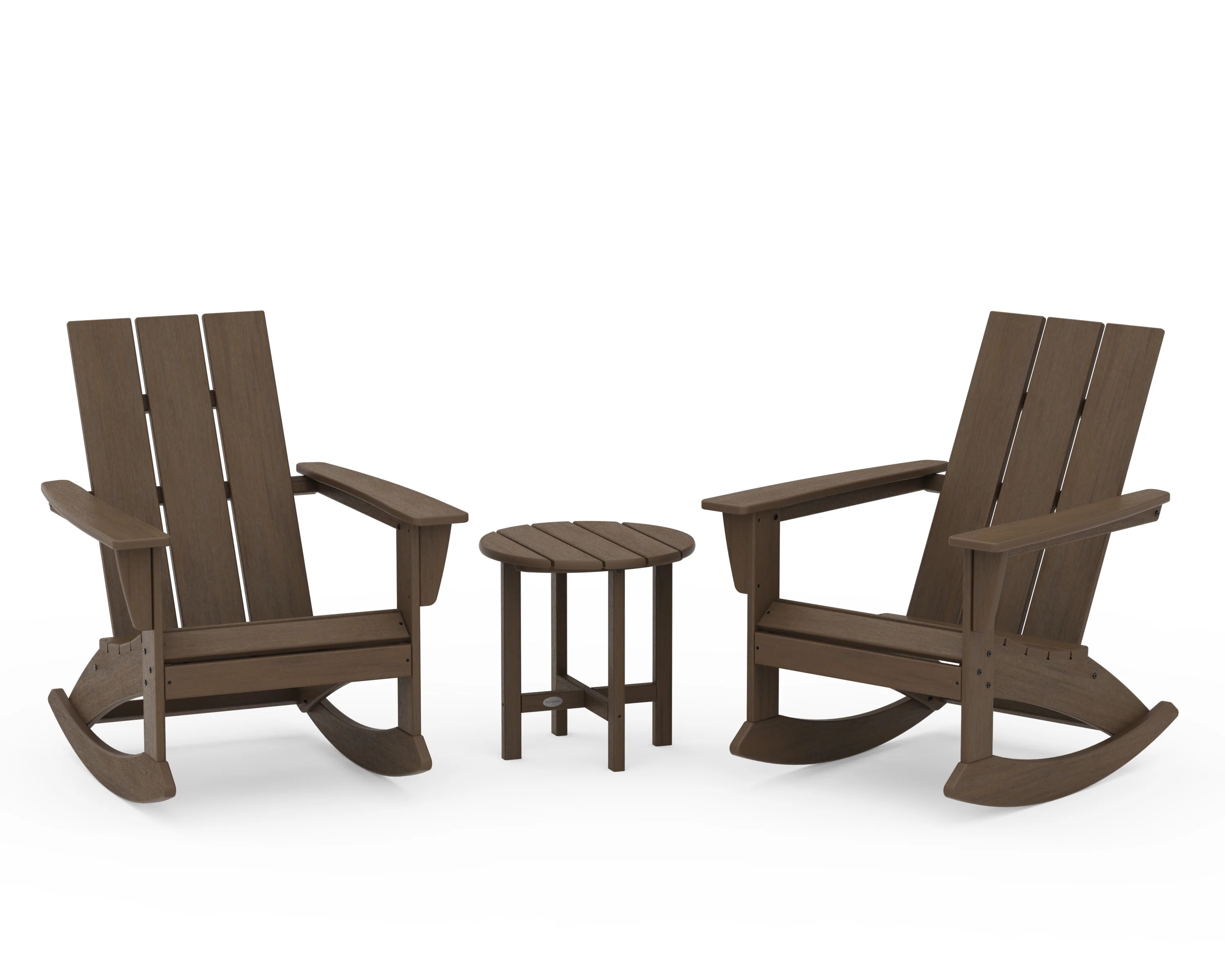 Modern 3-Piece Adirondack Rocking Chair Set - Image 20