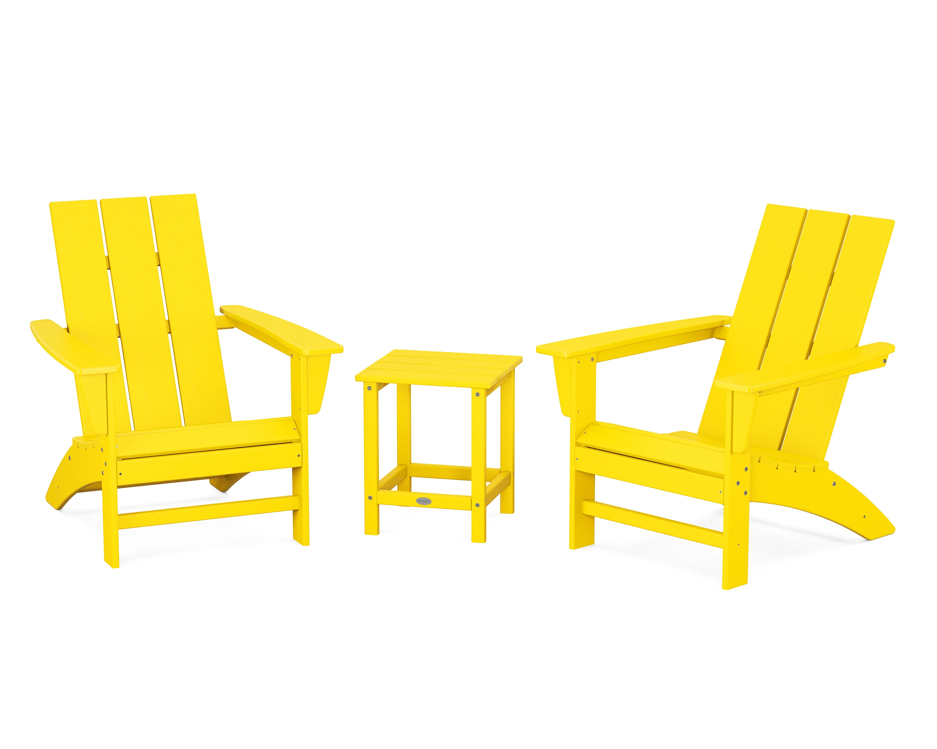 Modern 3-Piece Adirondack Set with Long Island 18" Side Table - Image 12