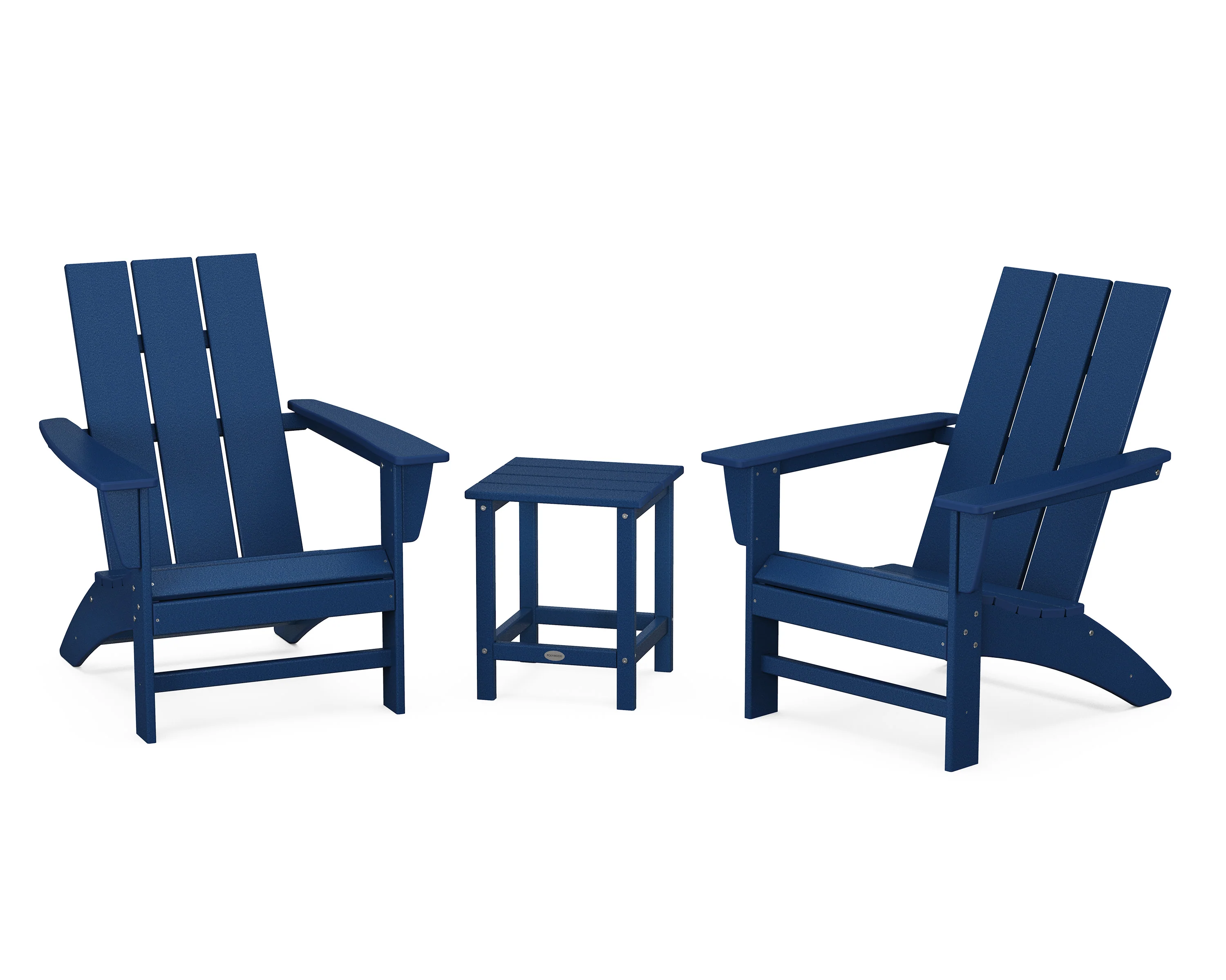 Modern 3-Piece Adirondack Set with Long Island 18" Side Table - Image 15