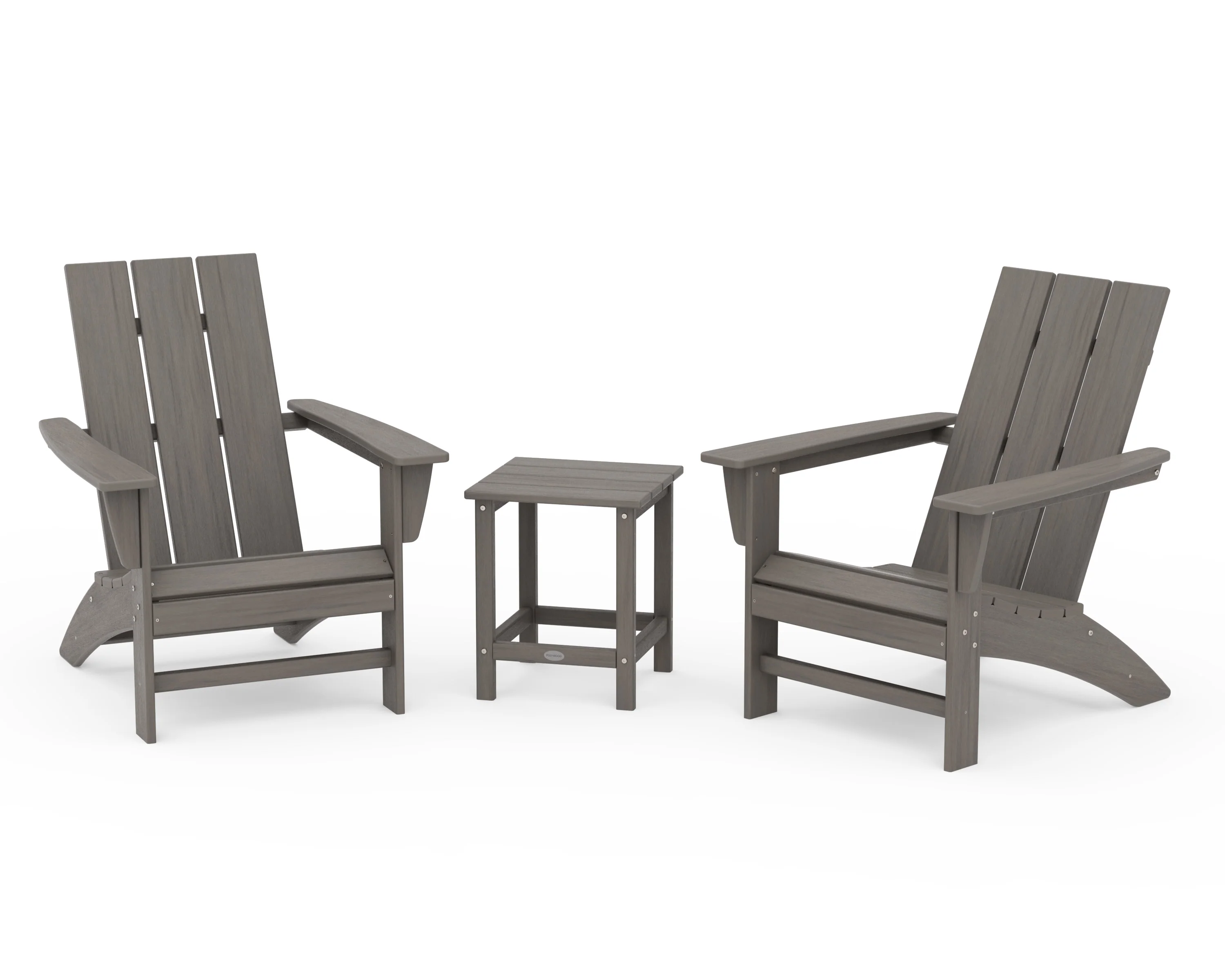 Modern 3-Piece Adirondack Set with Long Island 18" Side Table - Image 16