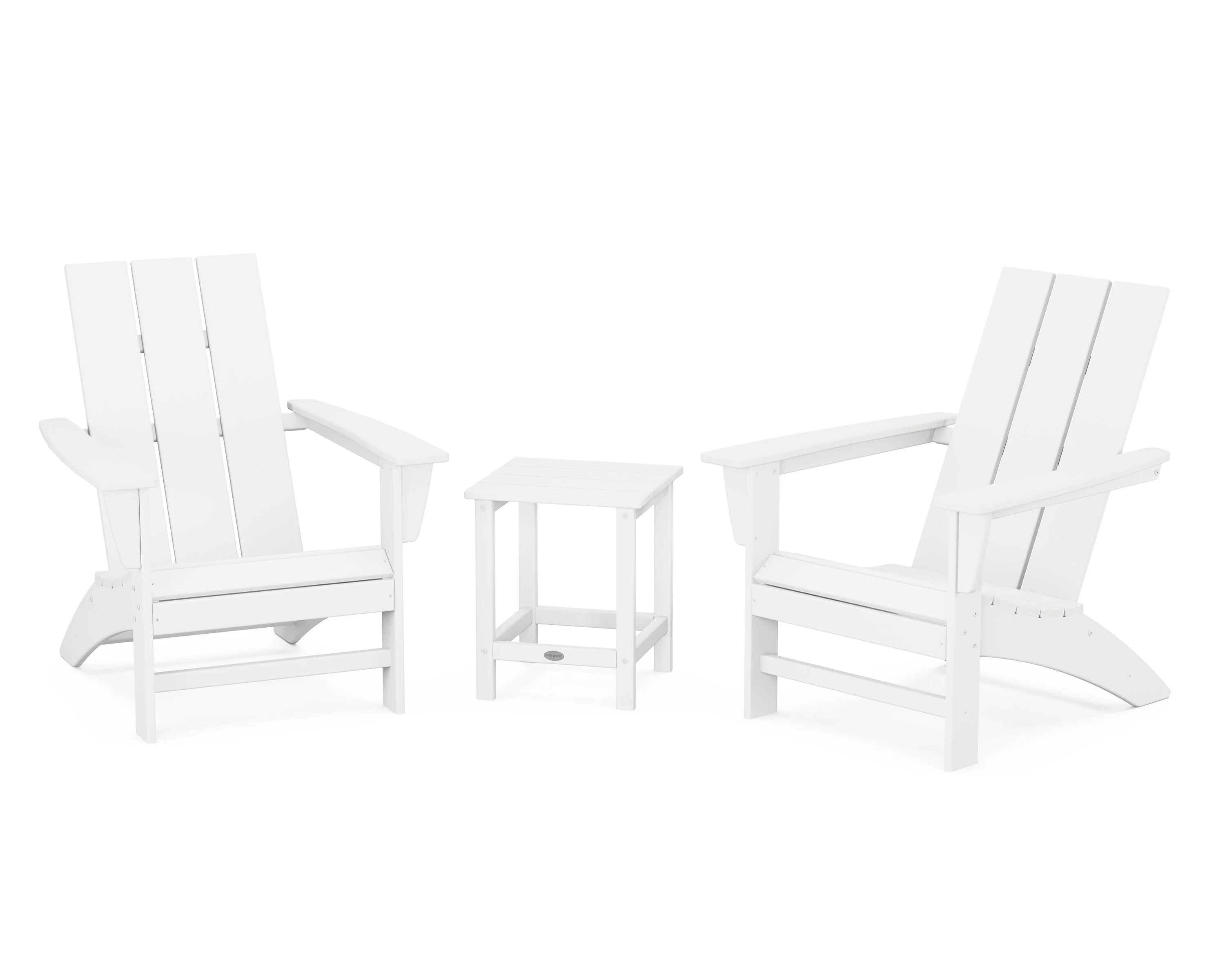 Modern 3-Piece Adirondack Set with Long Island 18" Side Table - Image 4