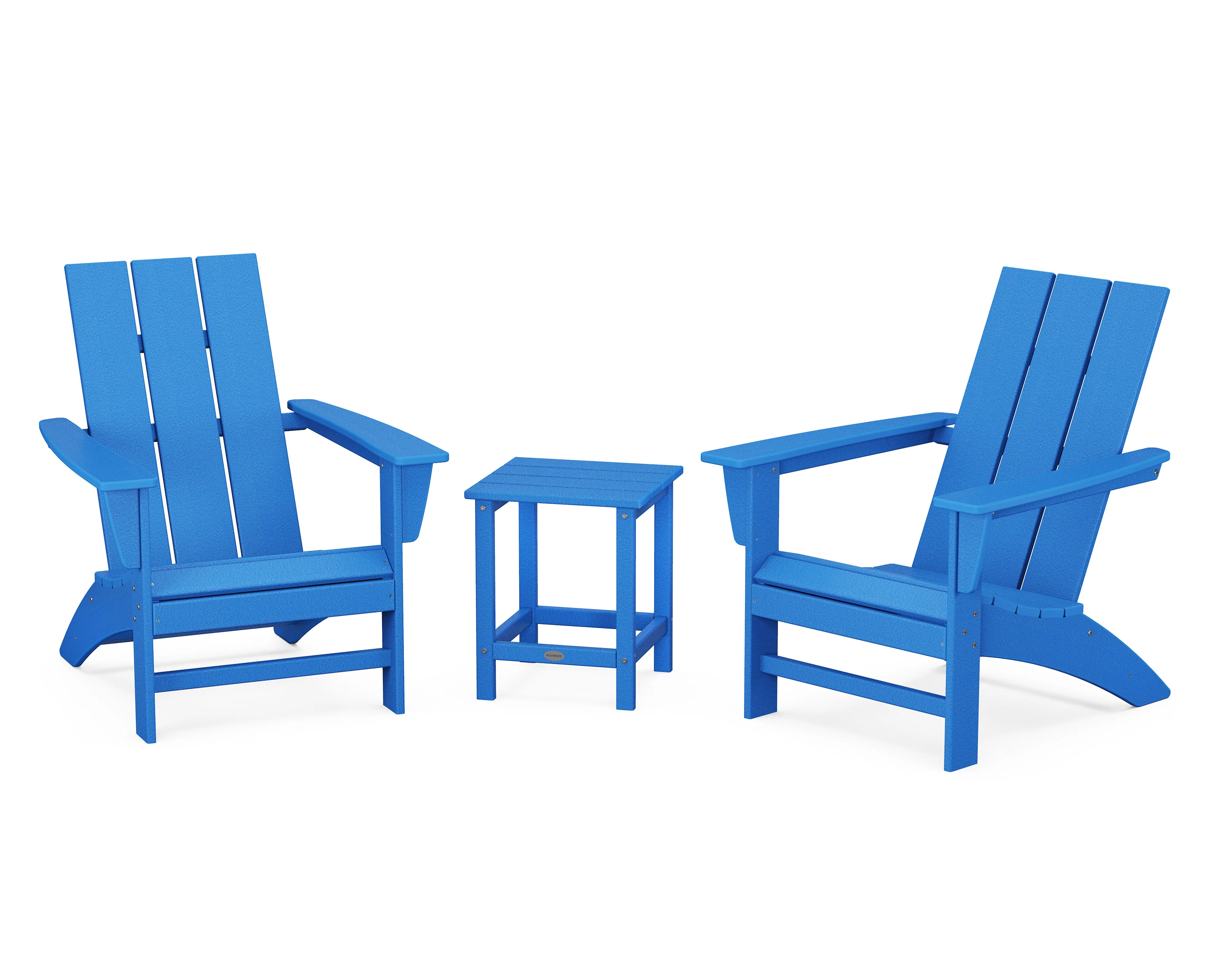 Modern 3-Piece Adirondack Set with Long Island 18" Side Table - Image 6