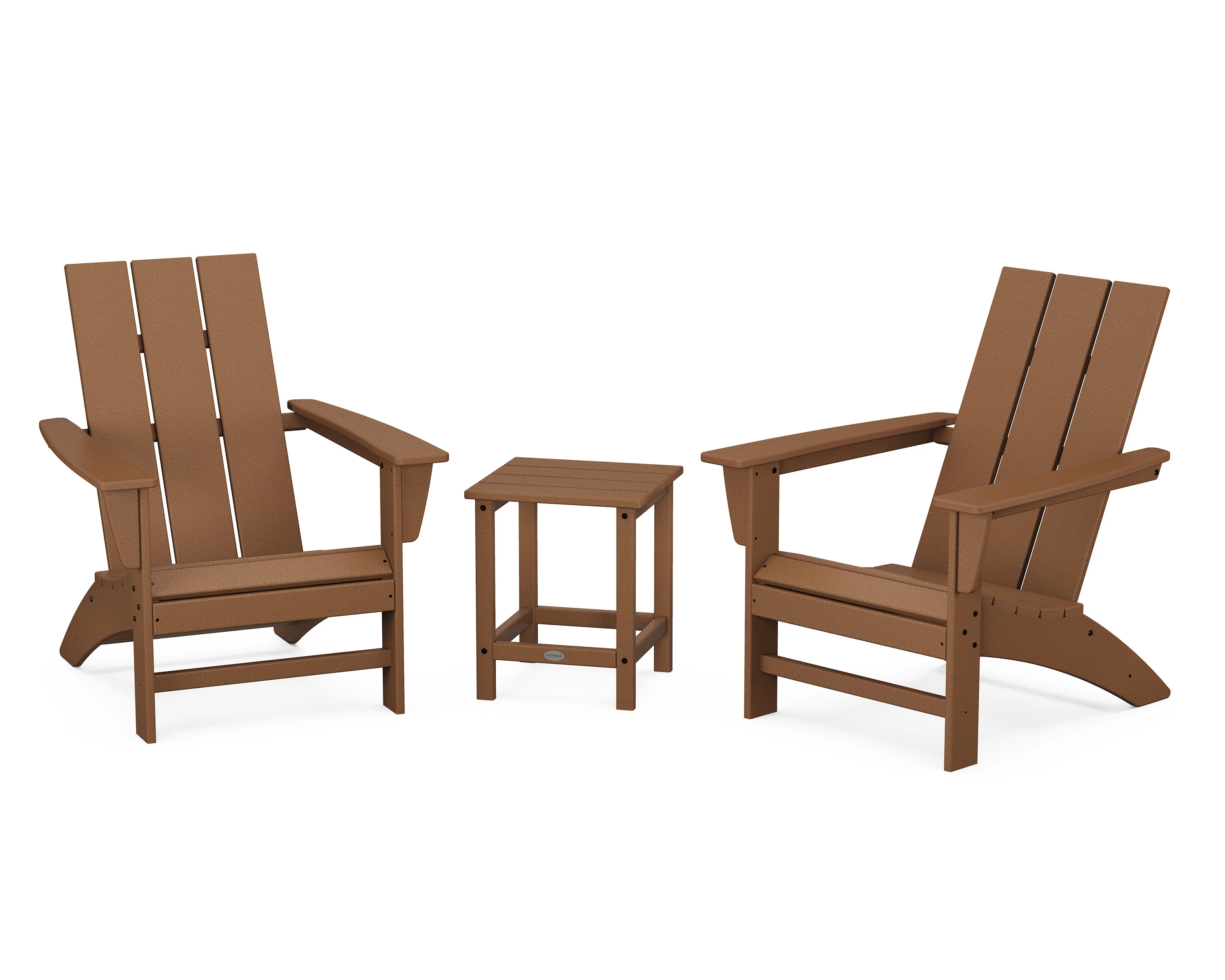 Modern 3-Piece Adirondack Set with Long Island 18" Side Table - Image 7