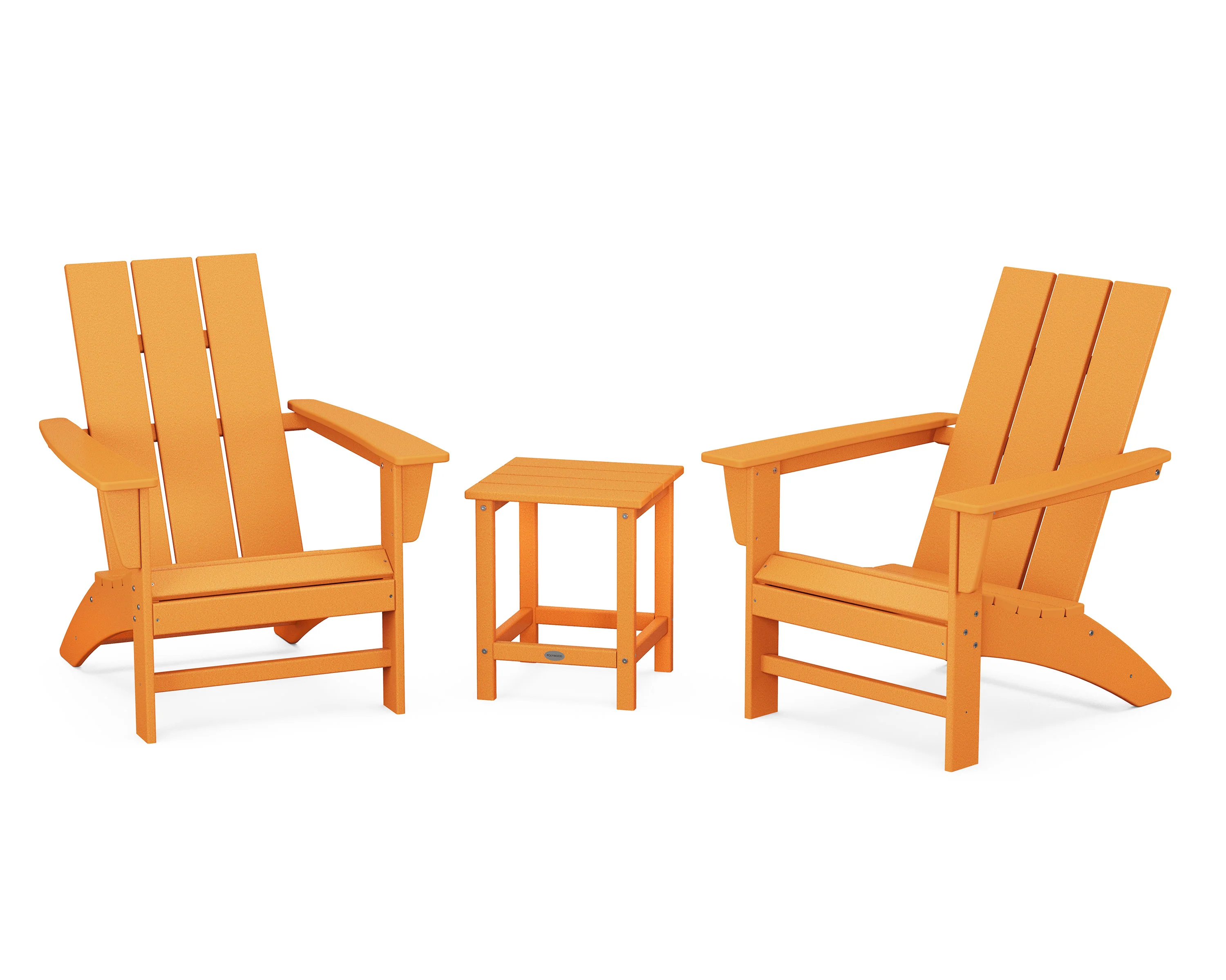 Modern 3-Piece Adirondack Set with Long Island 18" Side Table - Image 9