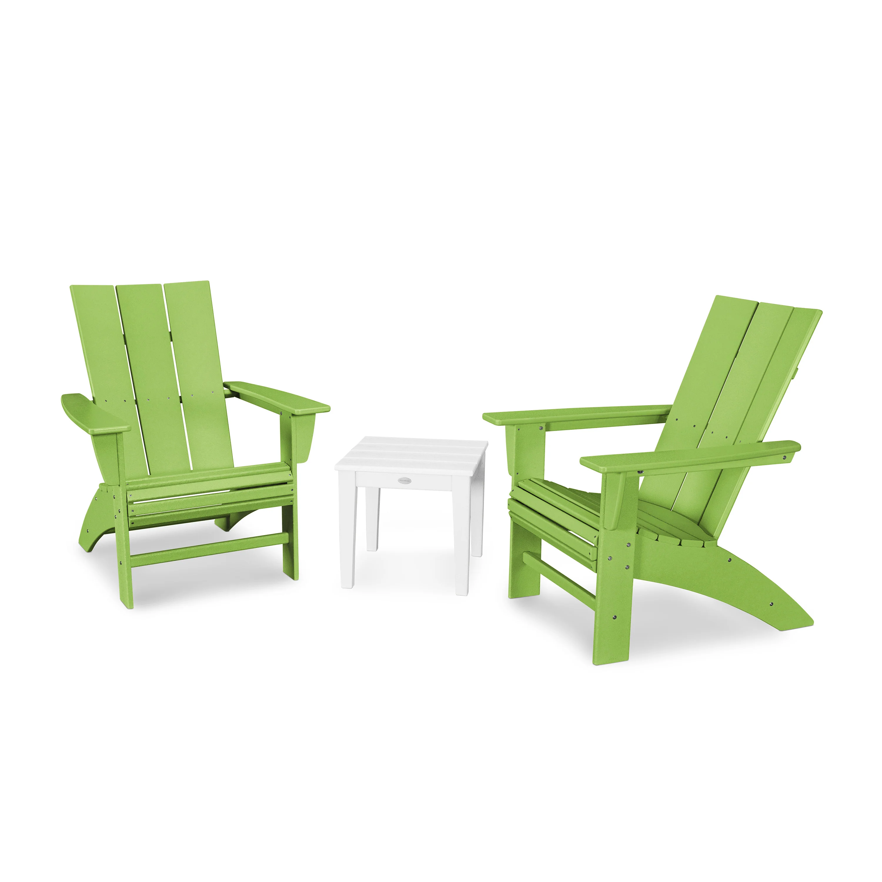 Modern 3-Piece Curveback Adirondack Set - Image 11