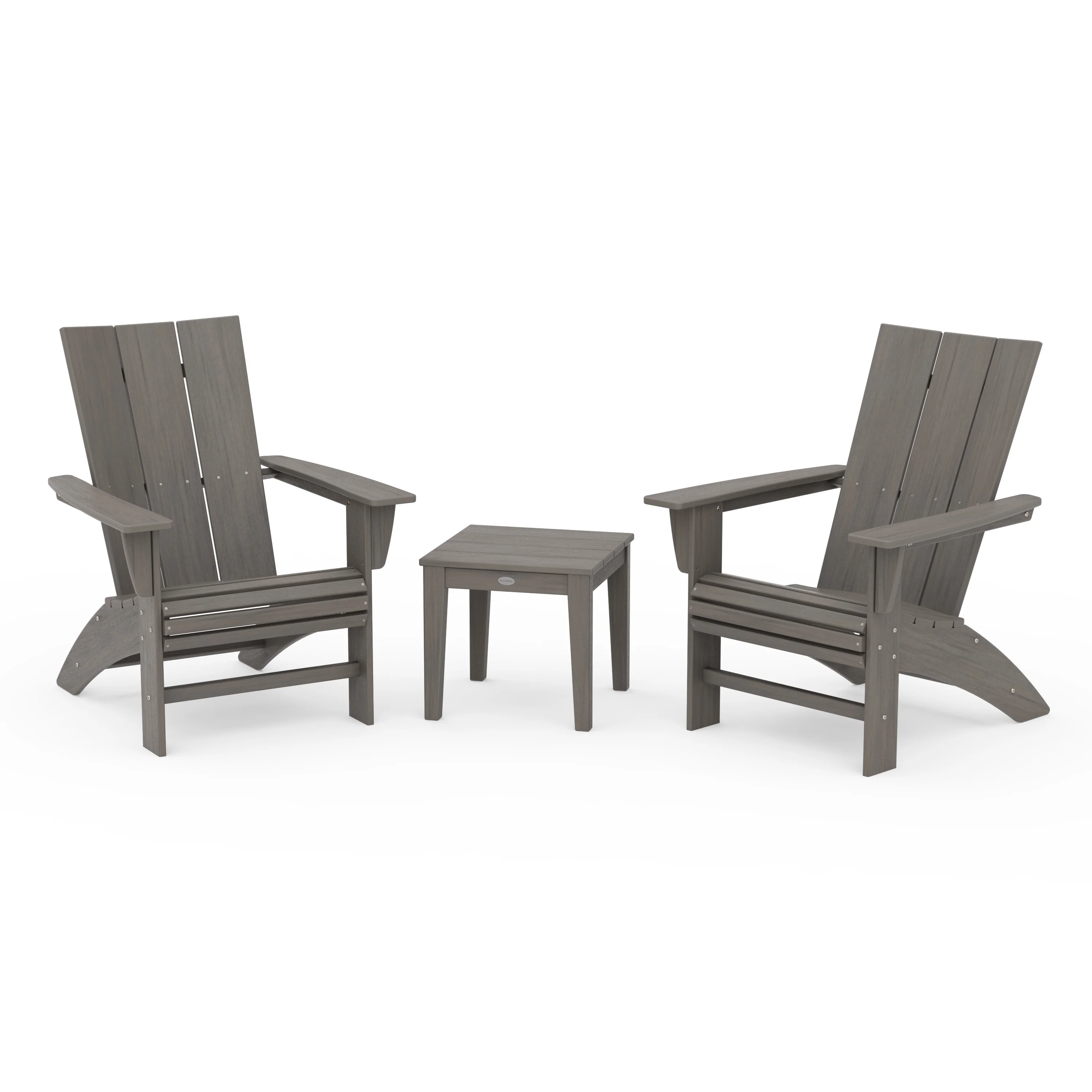 Modern 3-Piece Curveback Adirondack Set - Image 12