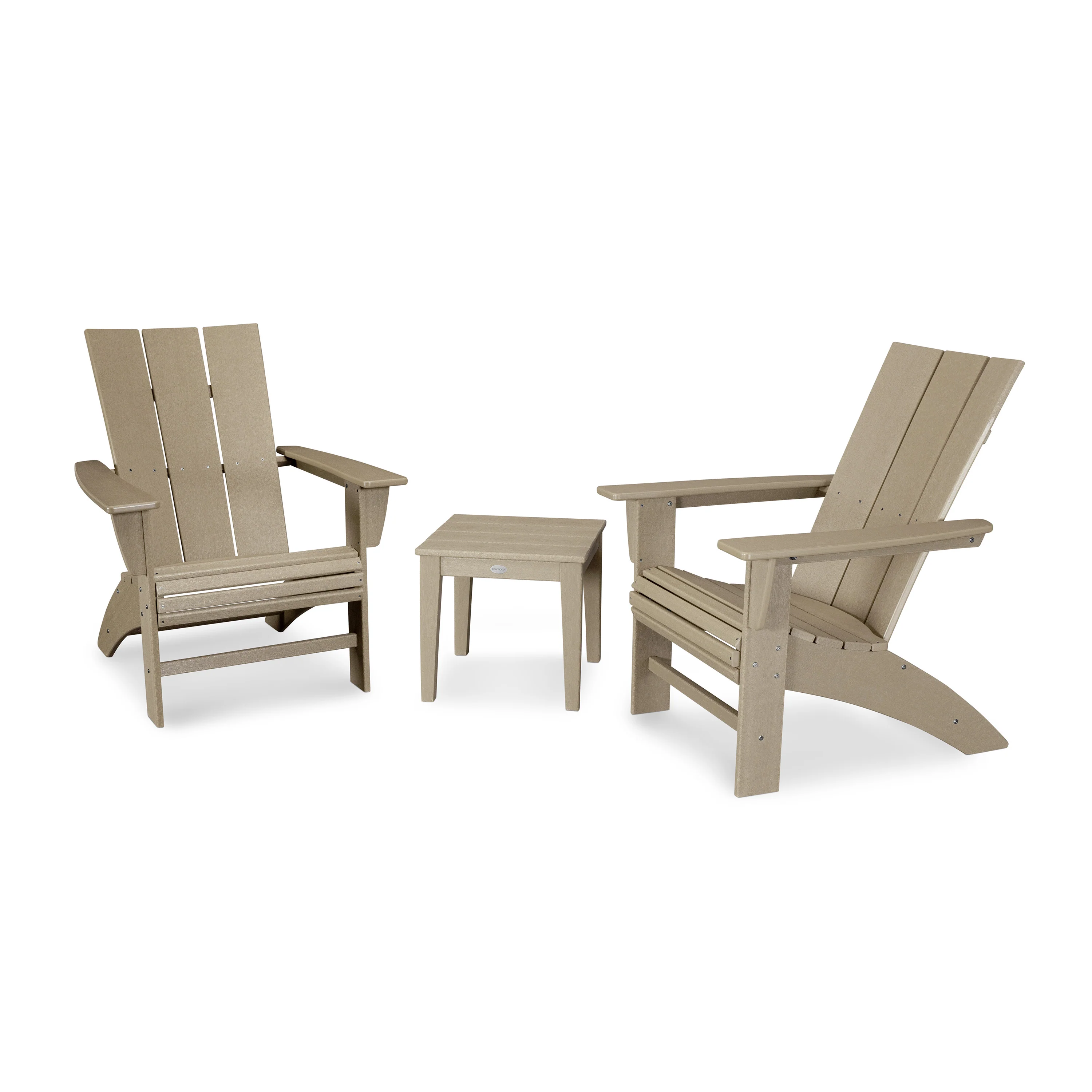 Modern 3-Piece Curveback Adirondack Set - Image 17