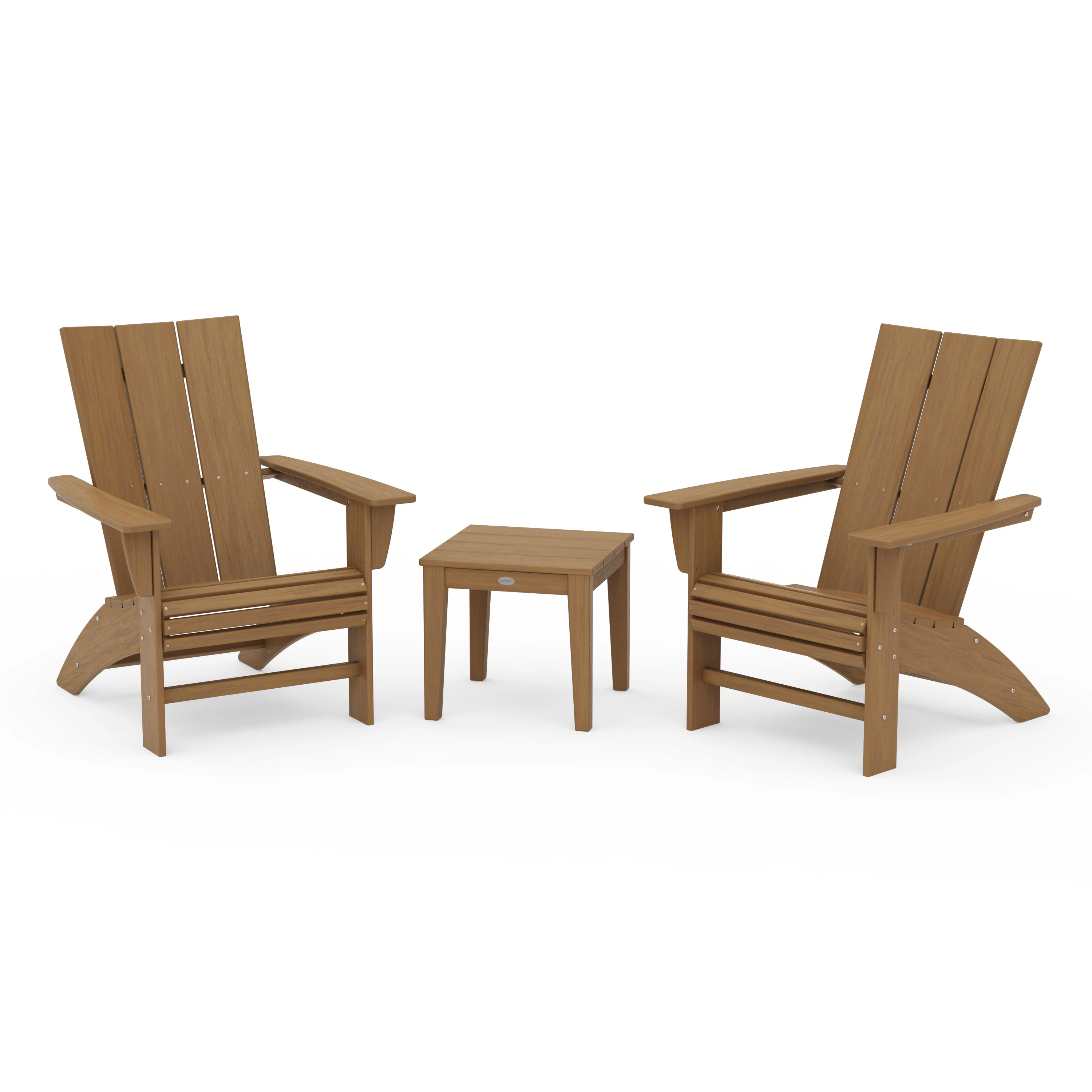 Modern 3-Piece Curveback Adirondack Set - Image 19