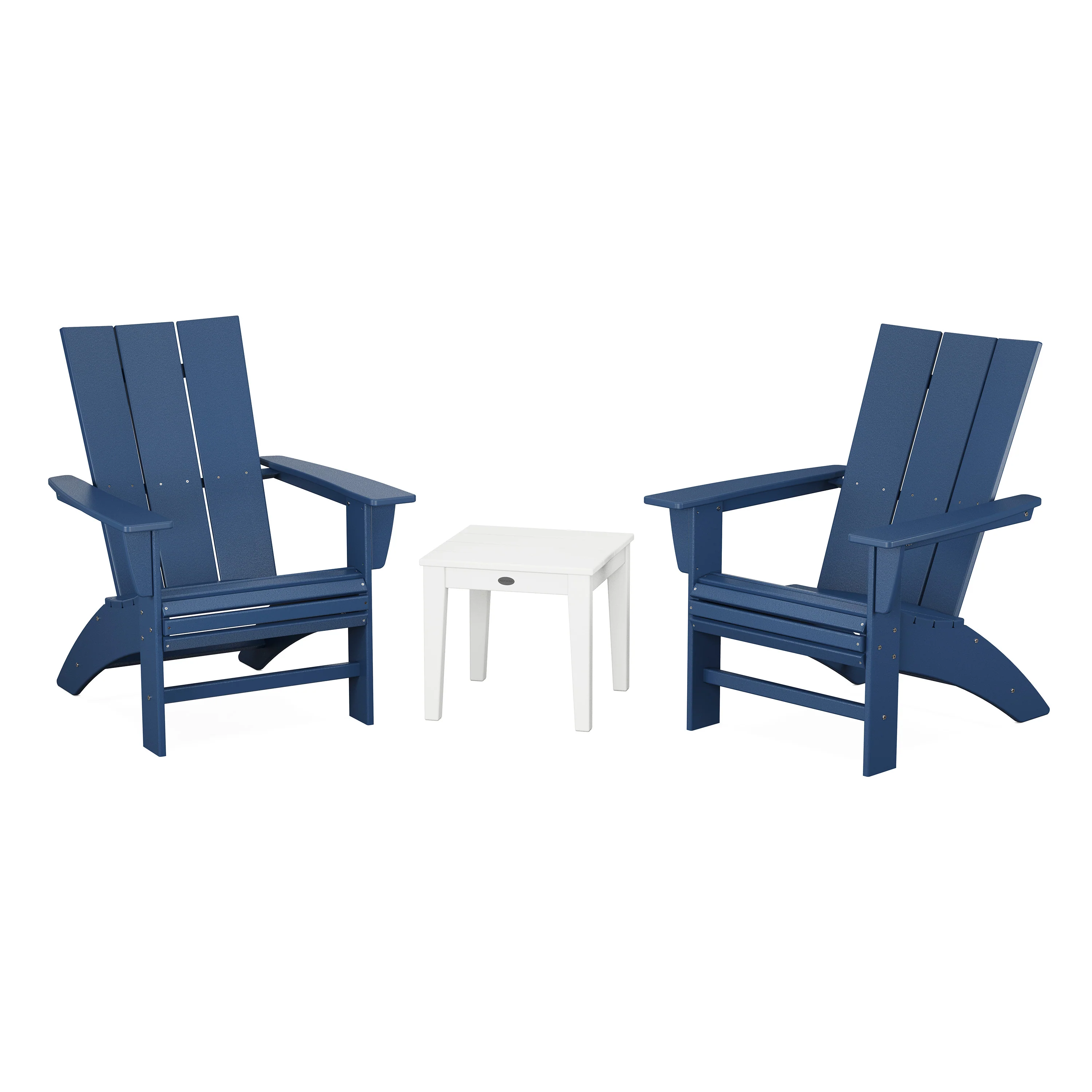 Modern 3-Piece Curveback Adirondack Set - Image 20