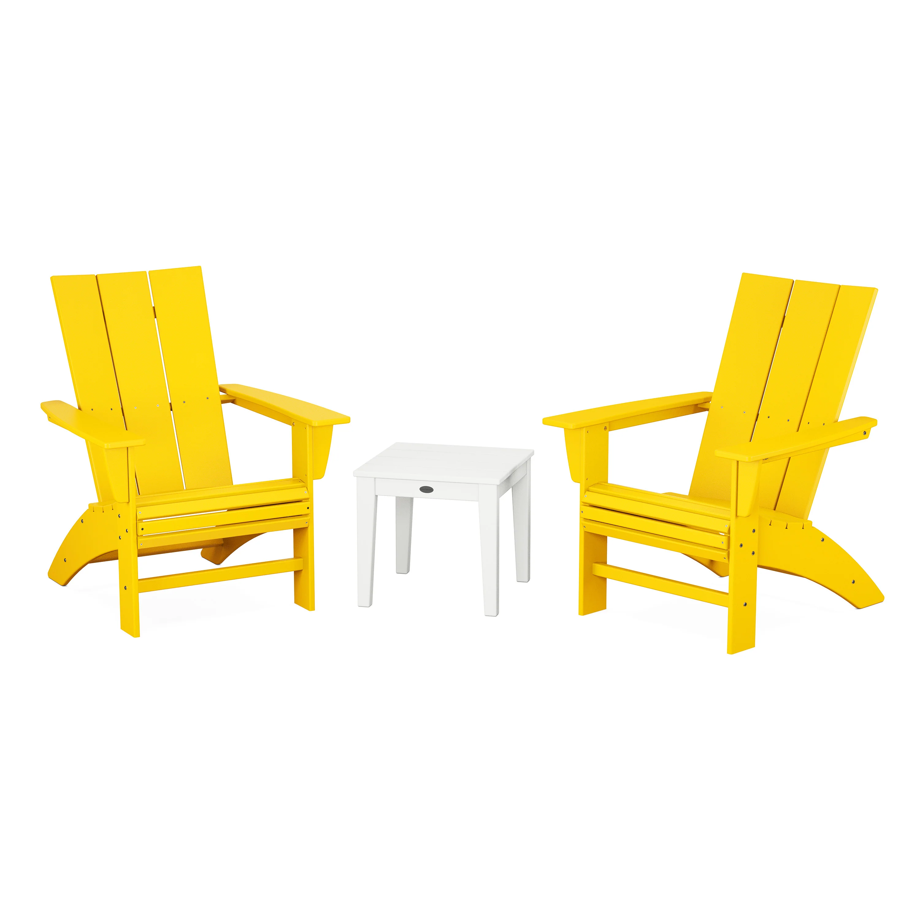 Modern 3-Piece Curveback Adirondack Set - Image 24