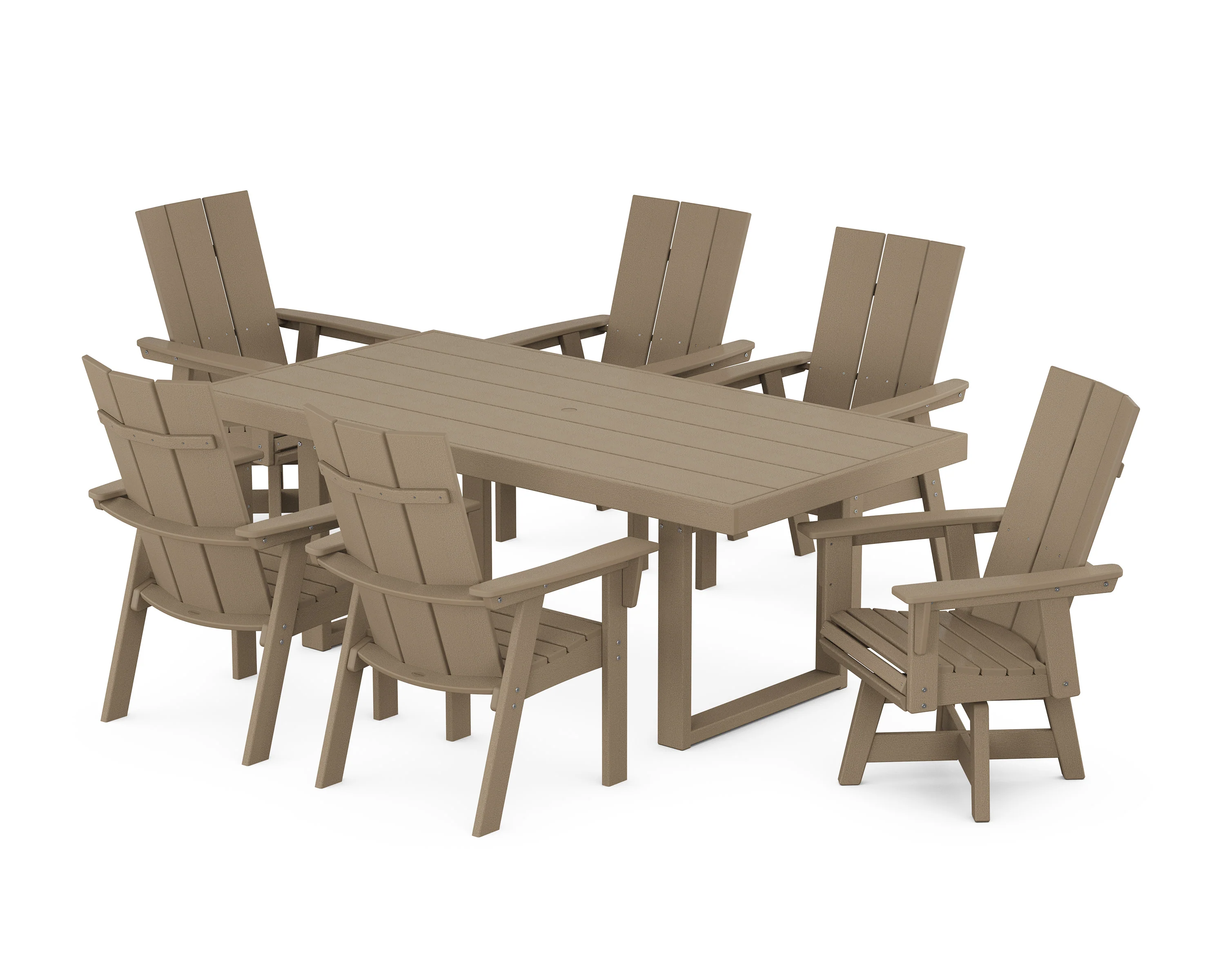 Modern Adirondack 7-Piece Dining Set - Image 11