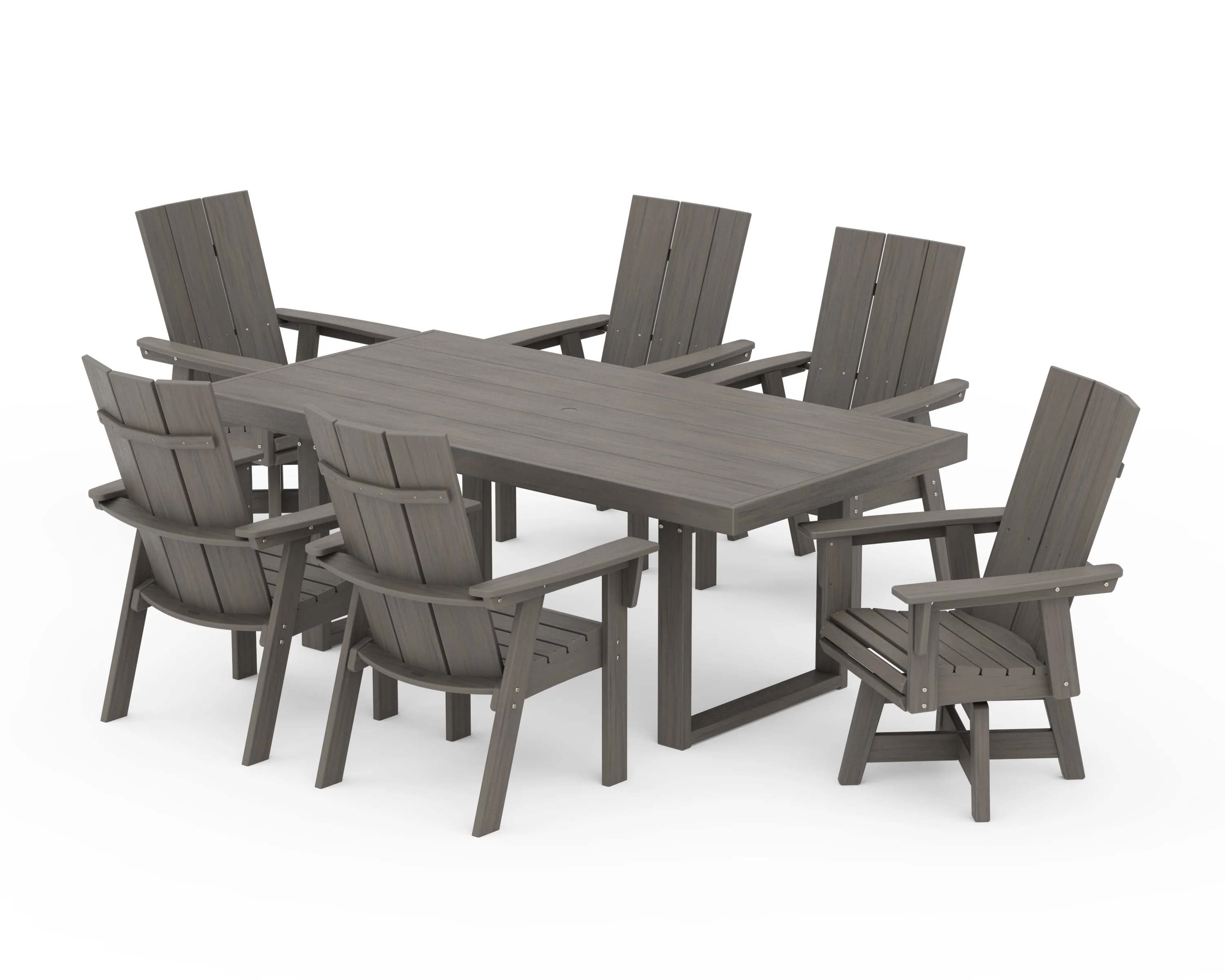 Modern Adirondack 7-Piece Dining Set - Image 13