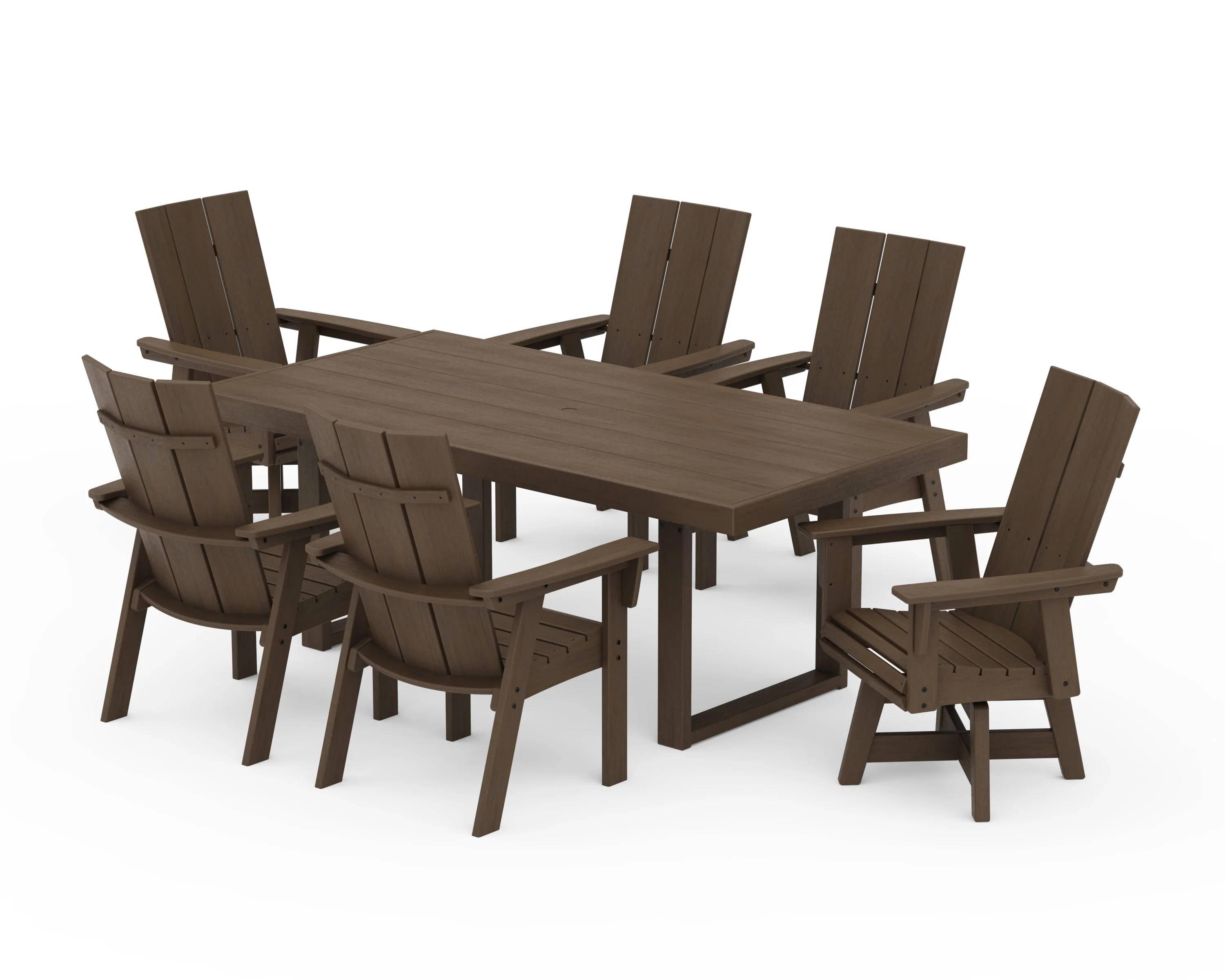 Modern Adirondack 7-Piece Dining Set - Image 14