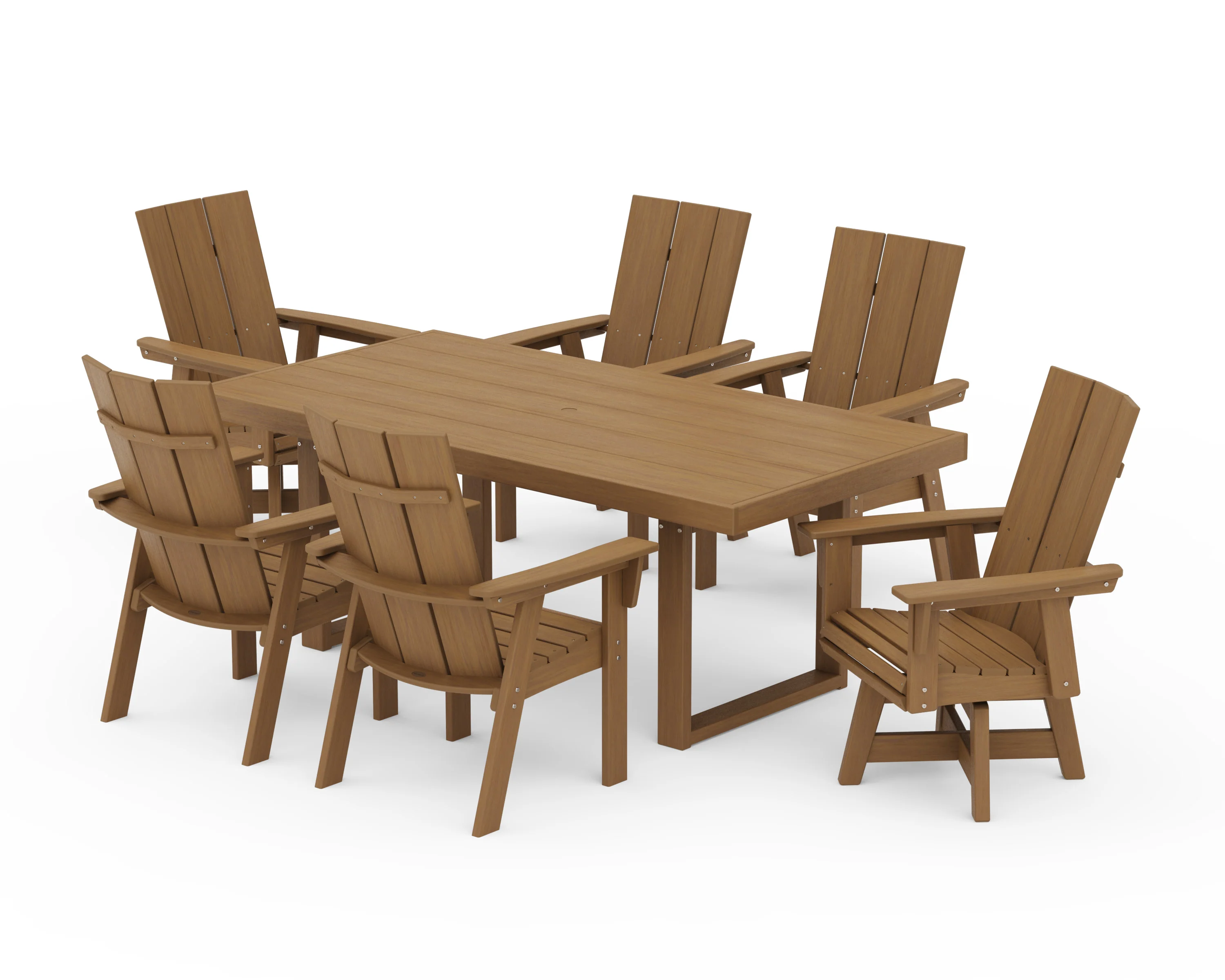 Modern Adirondack 7-Piece Dining Set - Image 15