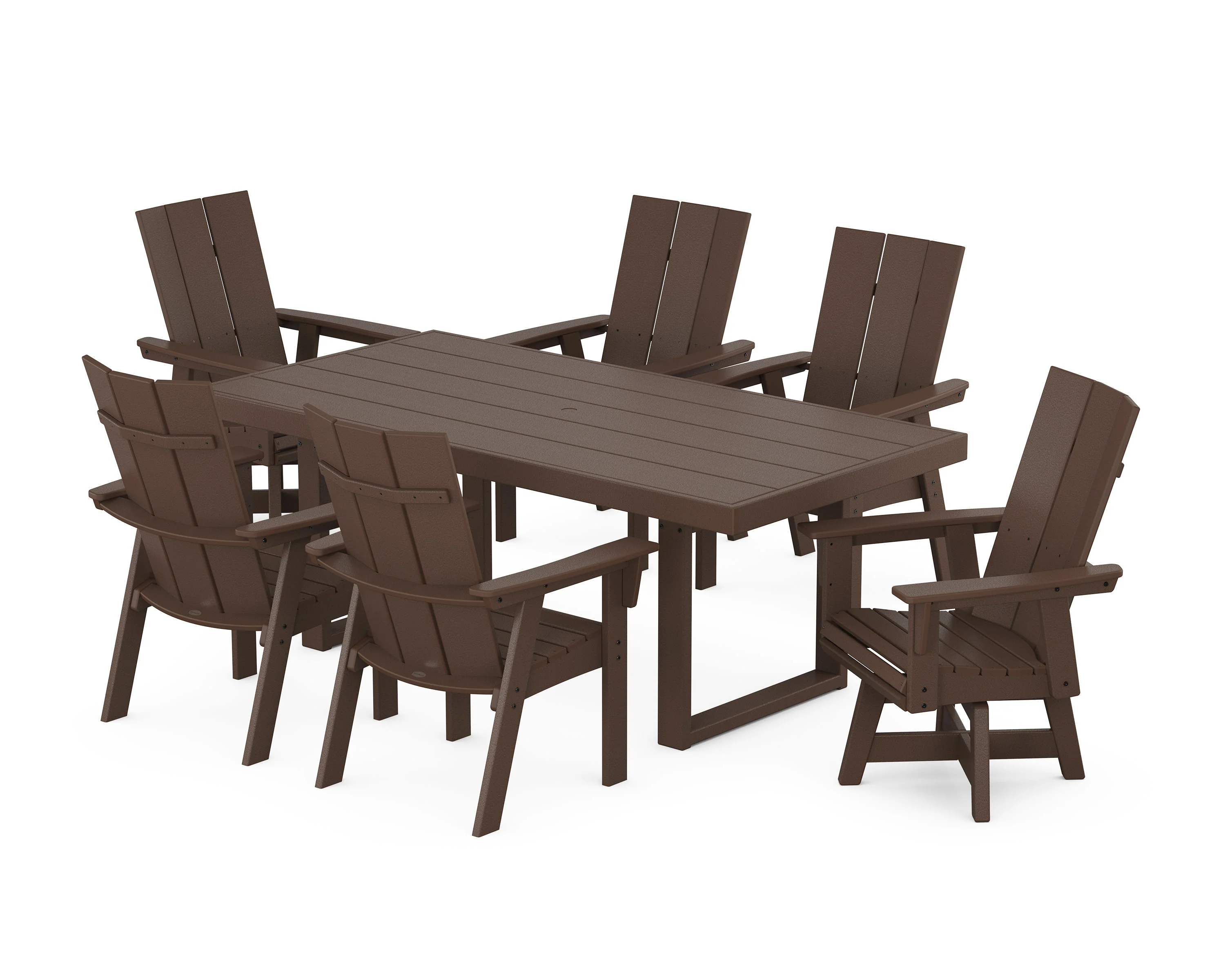 Modern Adirondack 7-Piece Dining Set - Image 6