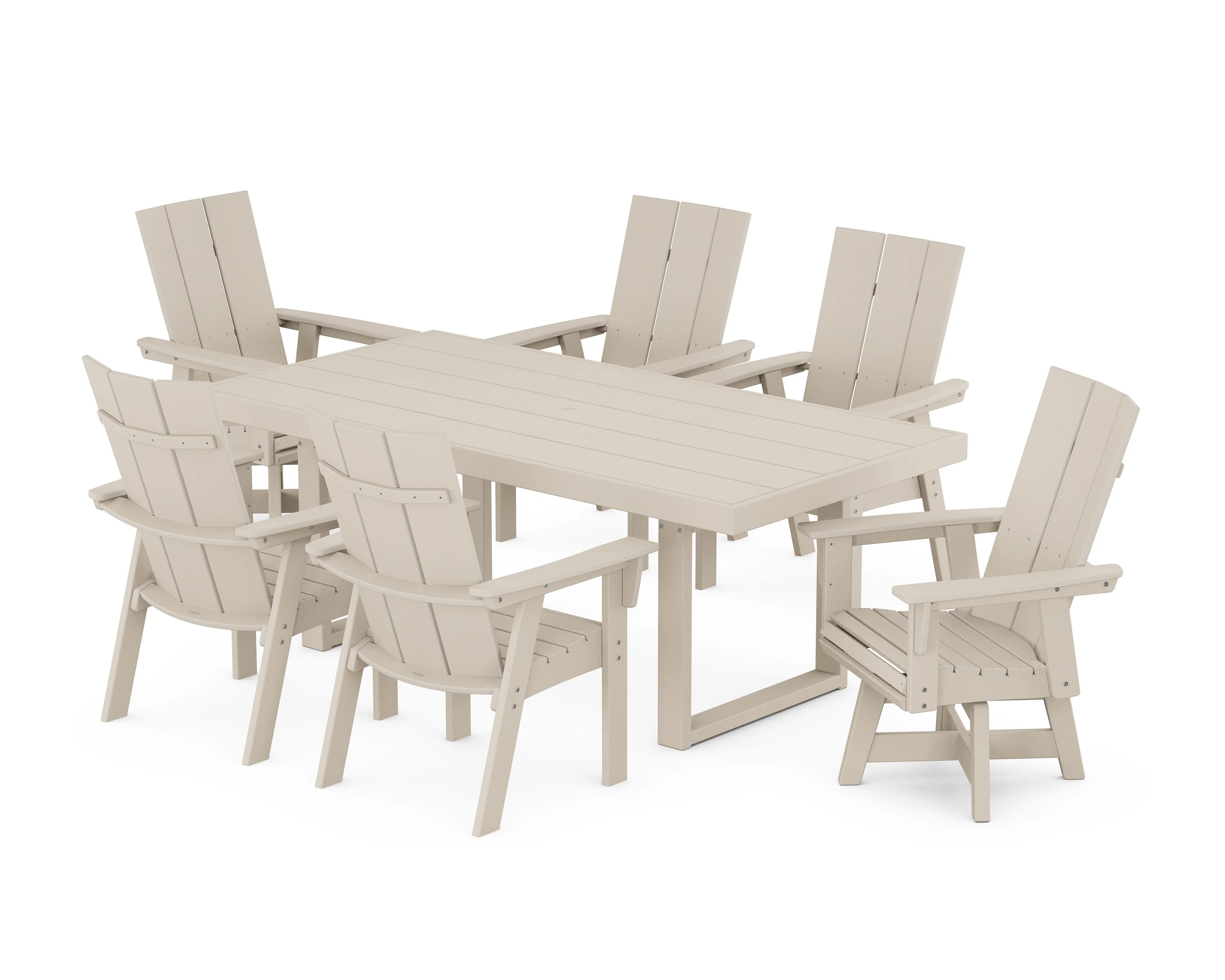 Modern Adirondack 7-Piece Dining Set - Image 7