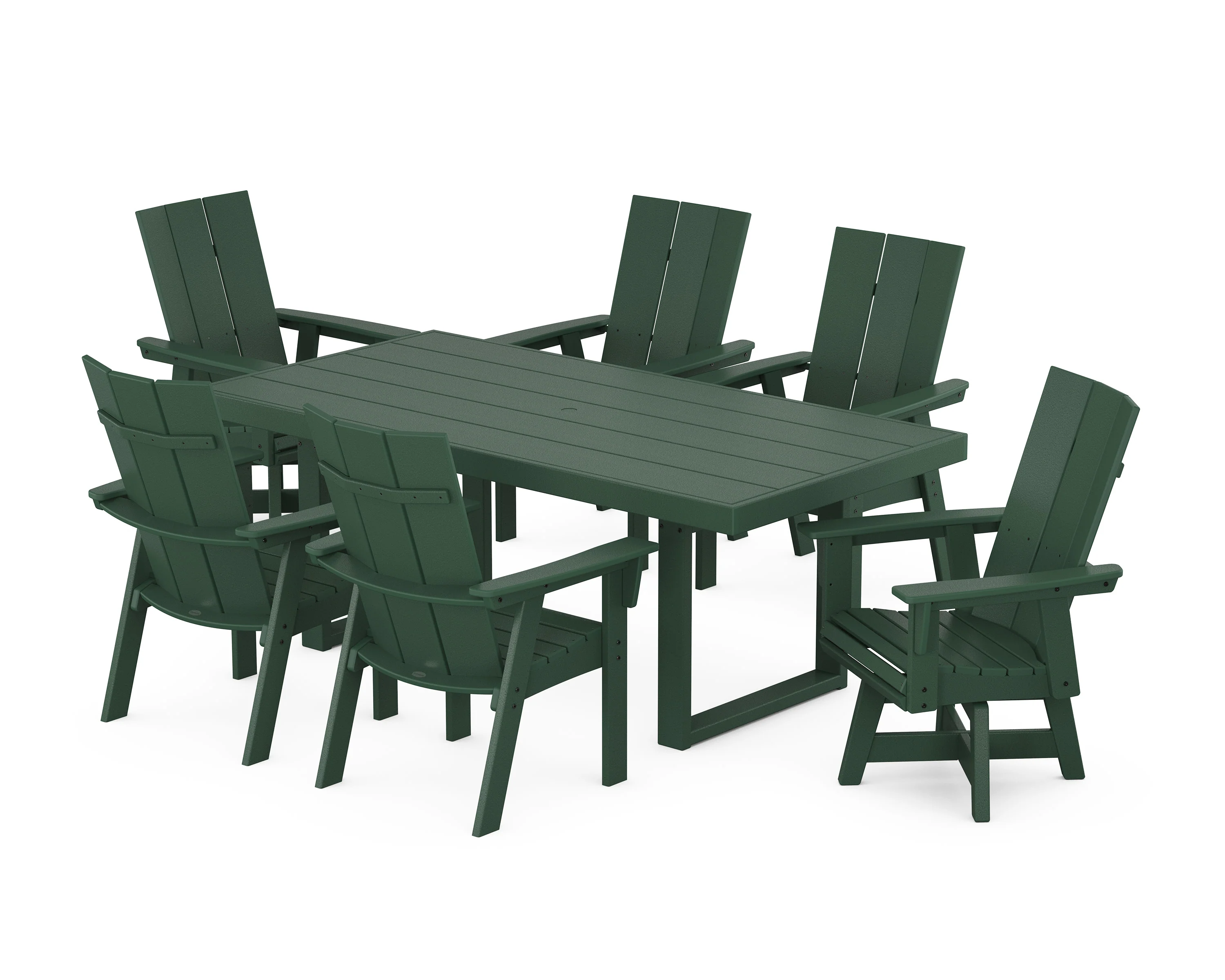 Modern Adirondack 7-Piece Dining Set - Image 8