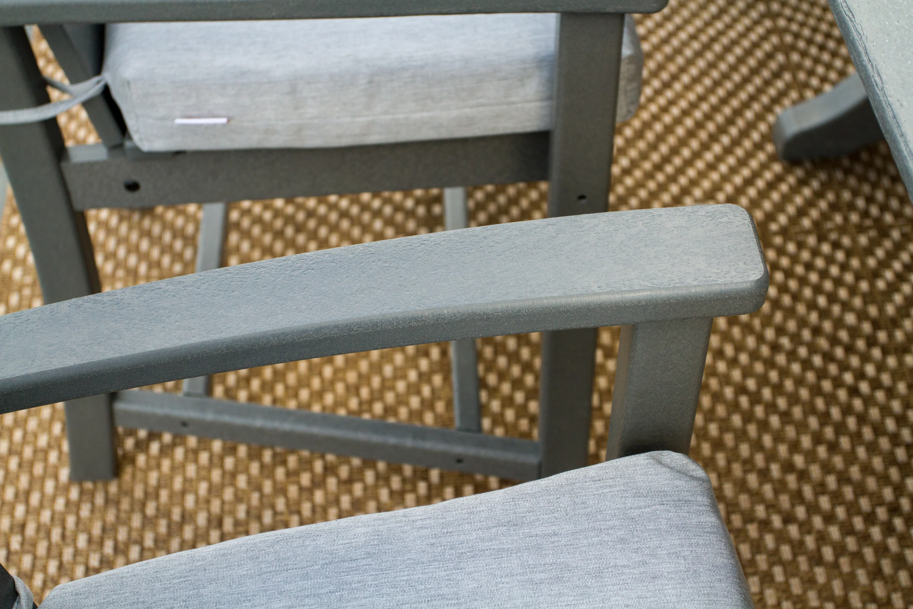 Modern Adirondack 7-Piece Farmhouse Dining Set with Trestle Legs - Image 8