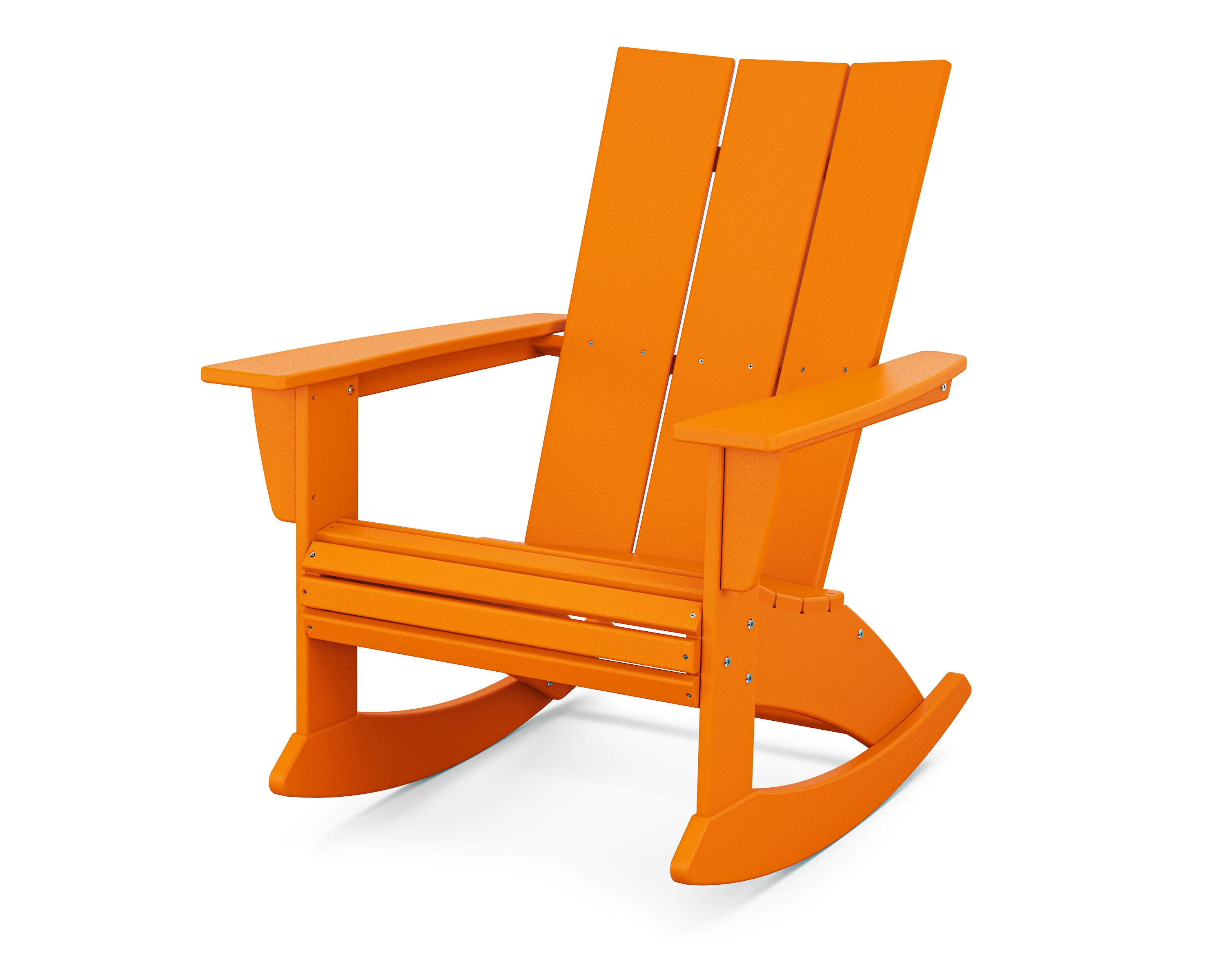 Modern Curveback Adirondack Rocking Chair - Image 11