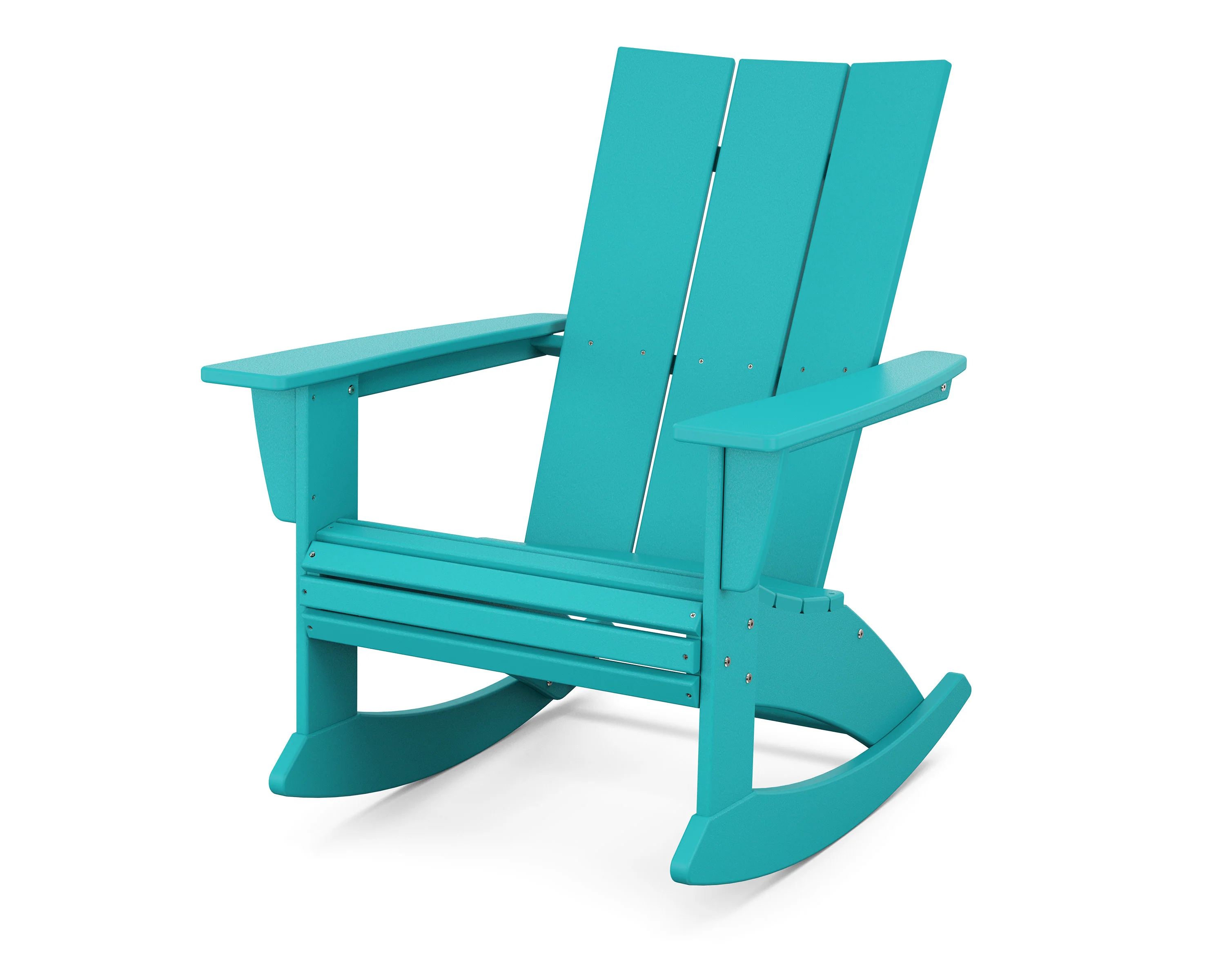 Modern Curveback Adirondack Rocking Chair - Image 12