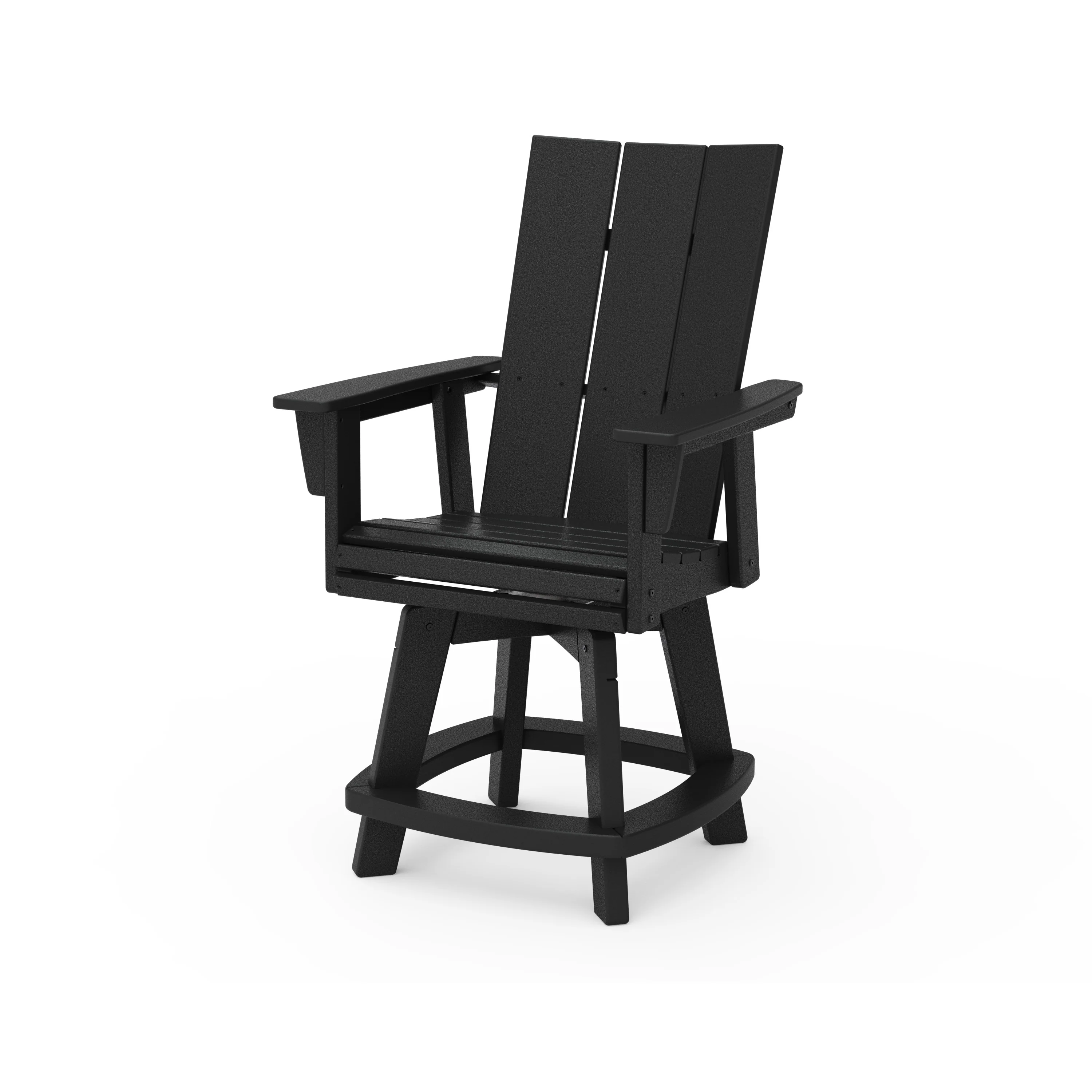 Modern Curveback Adirondack Swivel Counter Chair - Image 12