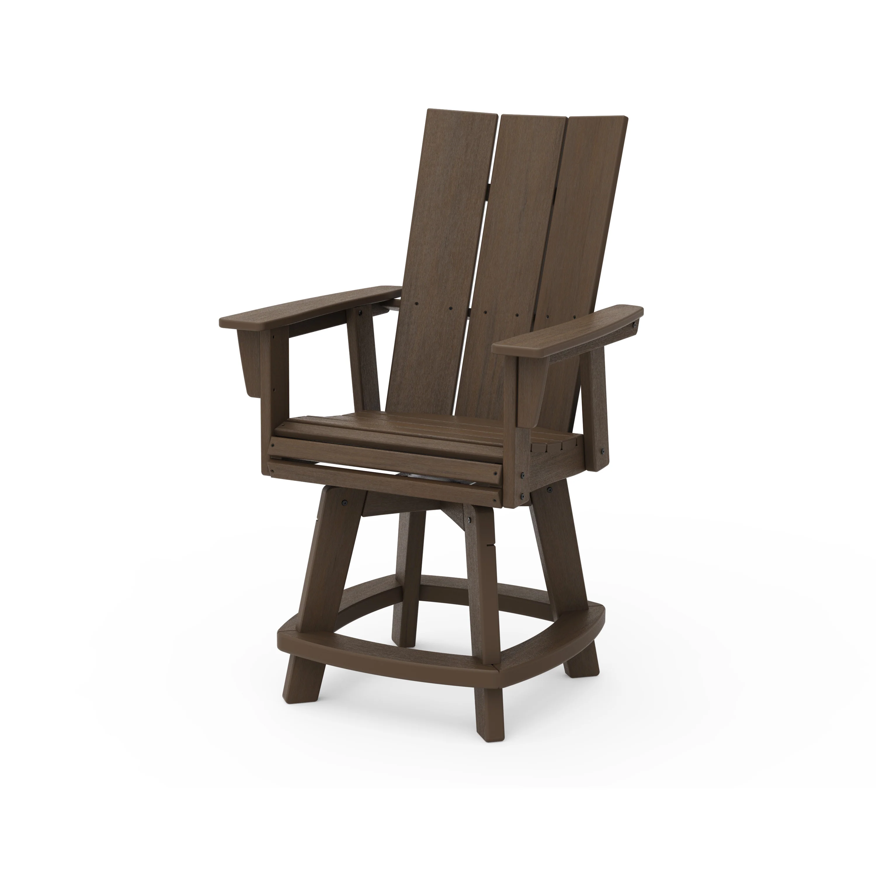 Modern Curveback Adirondack Swivel Counter Chair - Image 14