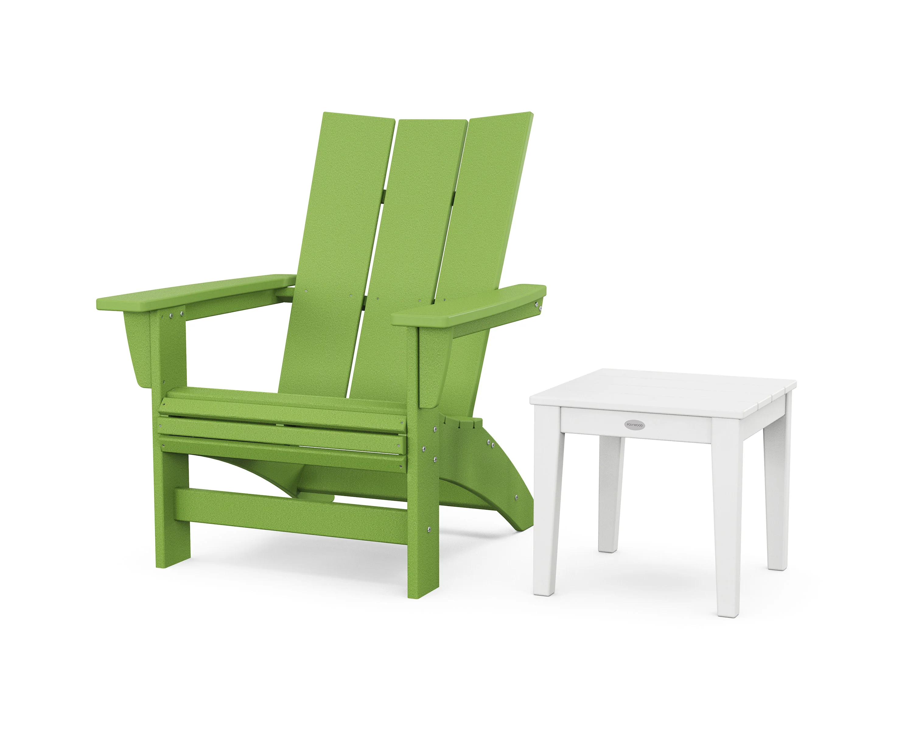 Modern Grand Adirondack Chair with Side Table - Image 12